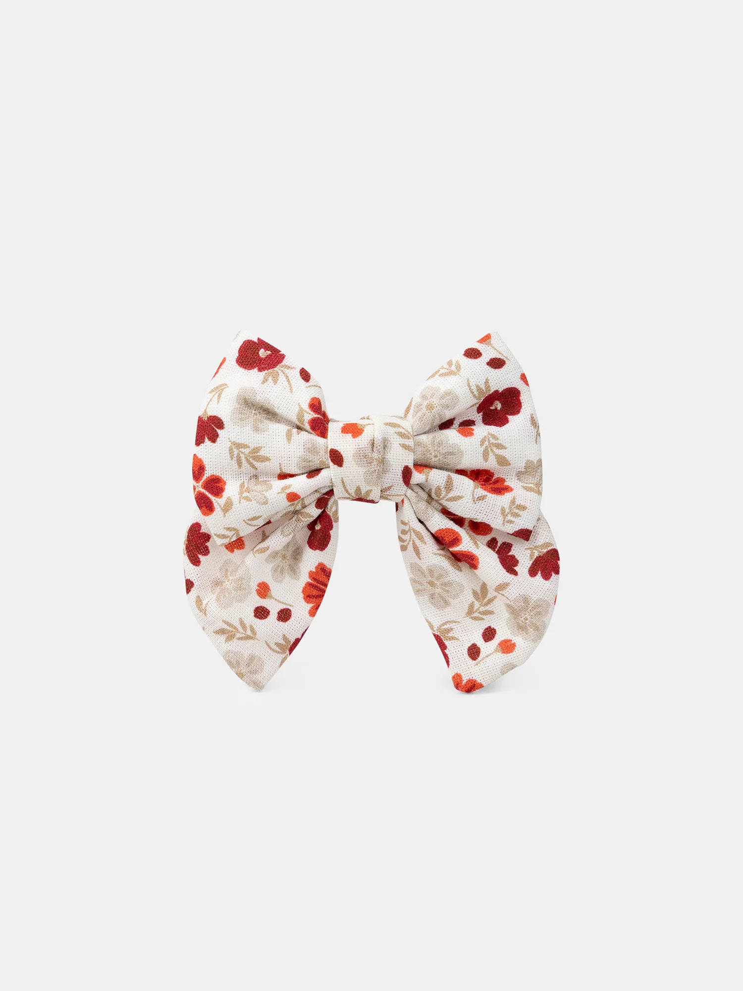 2 barrettes nœud papillon imprimé fleuri Fille - Image 2