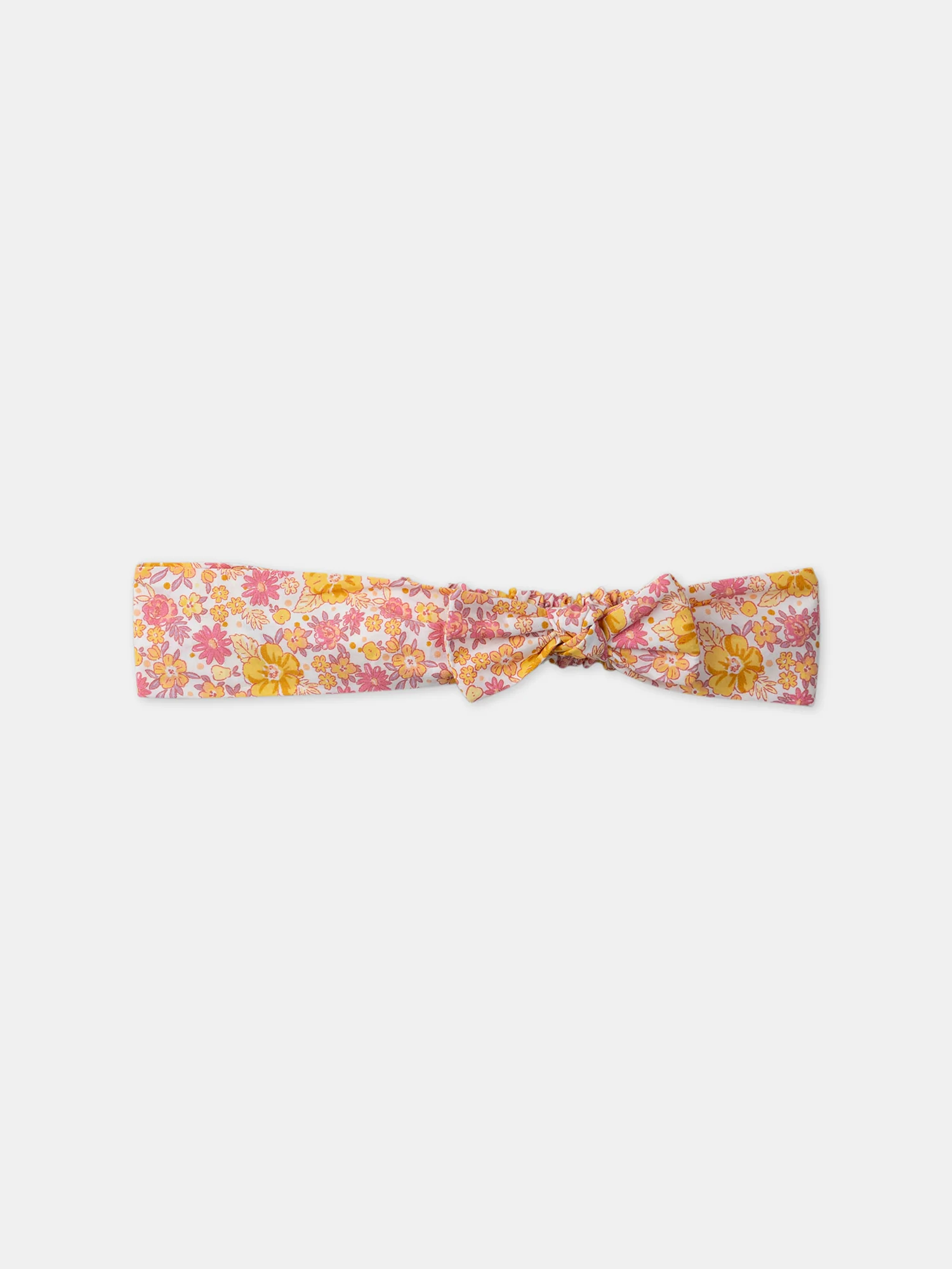 Bandeau imprimé fleuri noeud - Image 8