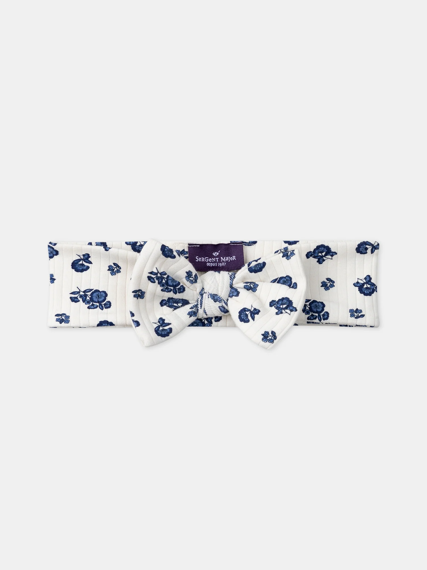 Bandeau noeud imprimé fleur - Image 2