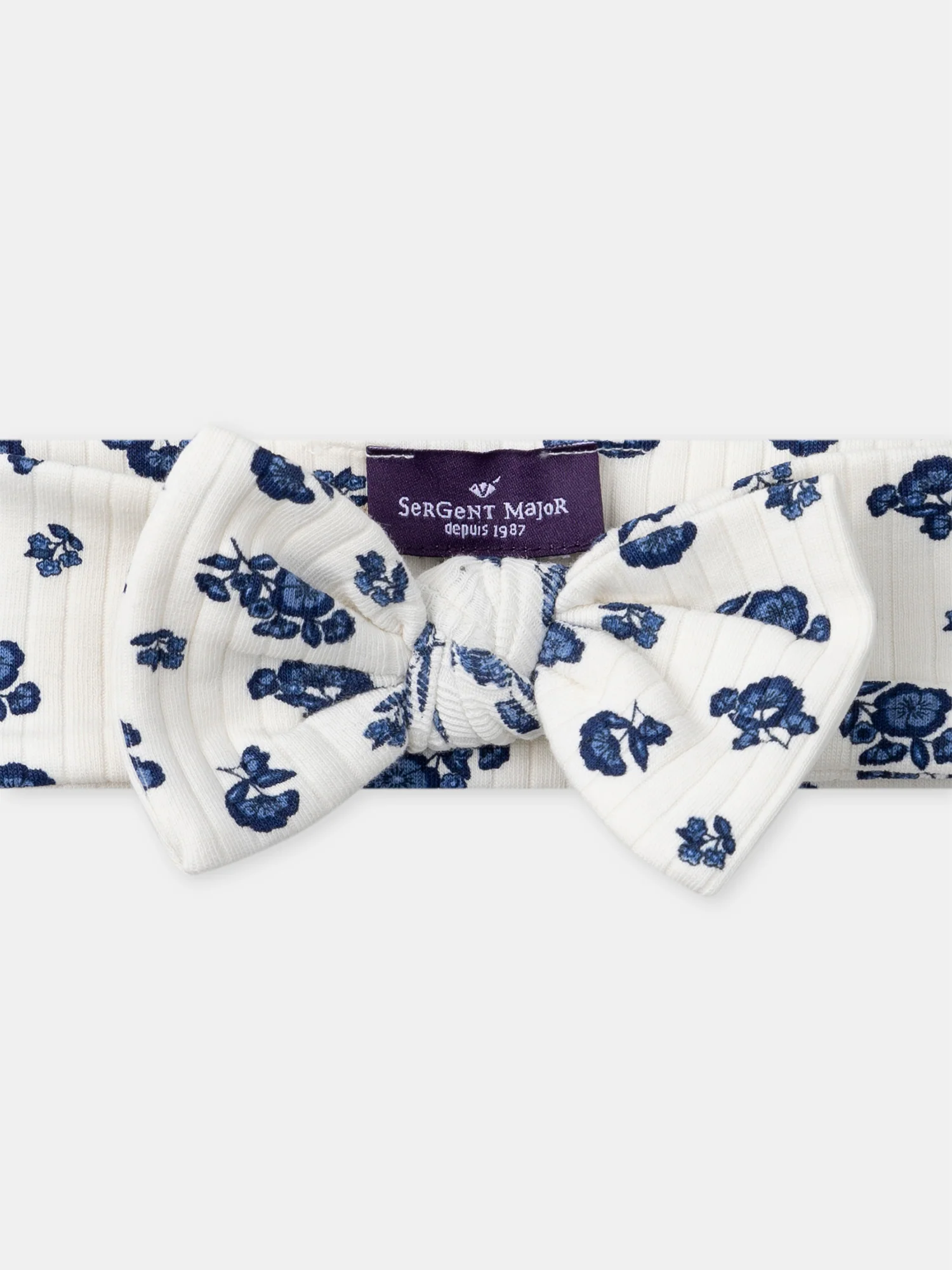 Bandeau noeud imprimé fleur - Image 3