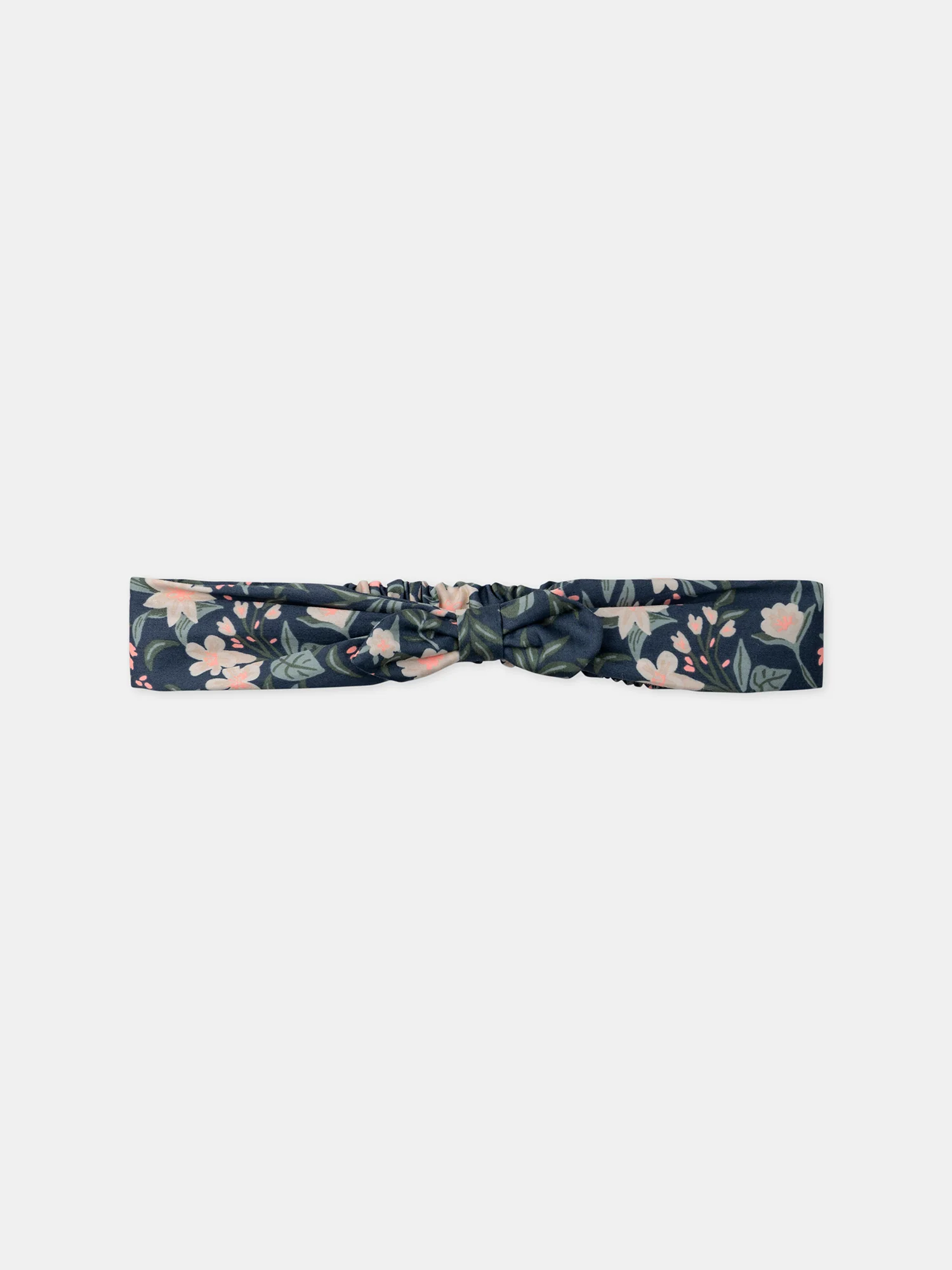 Bandeau noeud imprimé fleuri