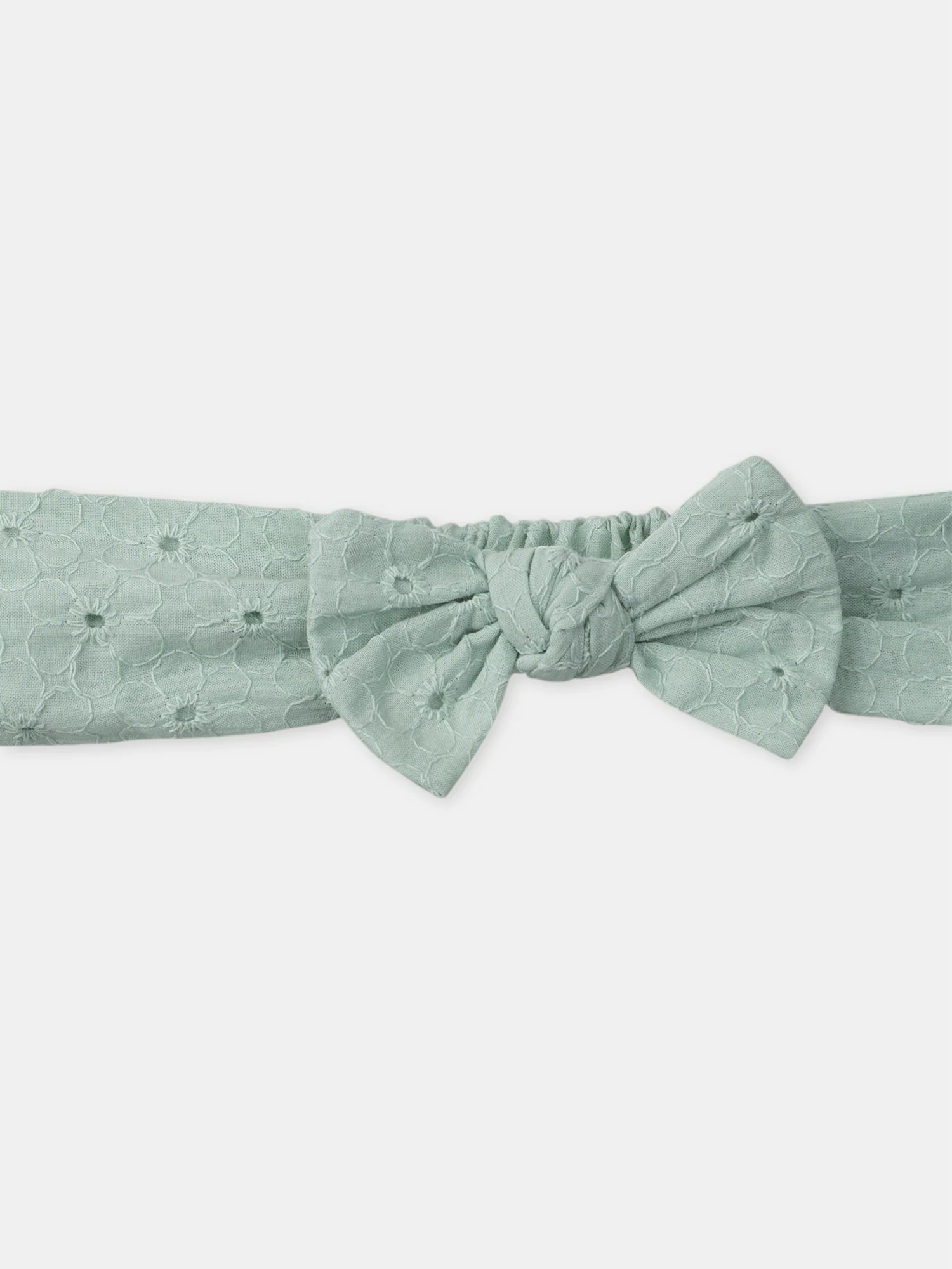 Bandeau noeud vert pastel - Image 2