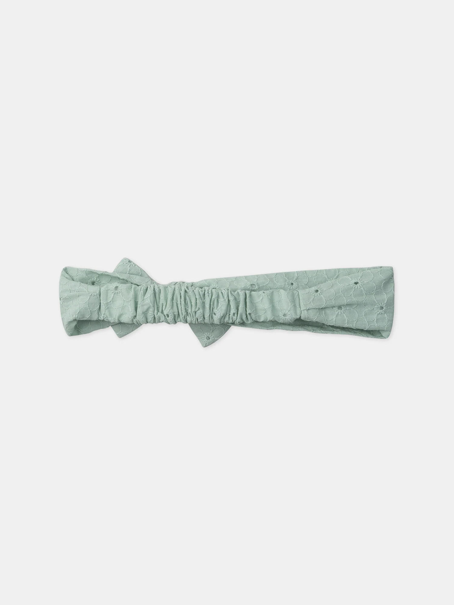 Bandeau noeud vert pastel - Image 3