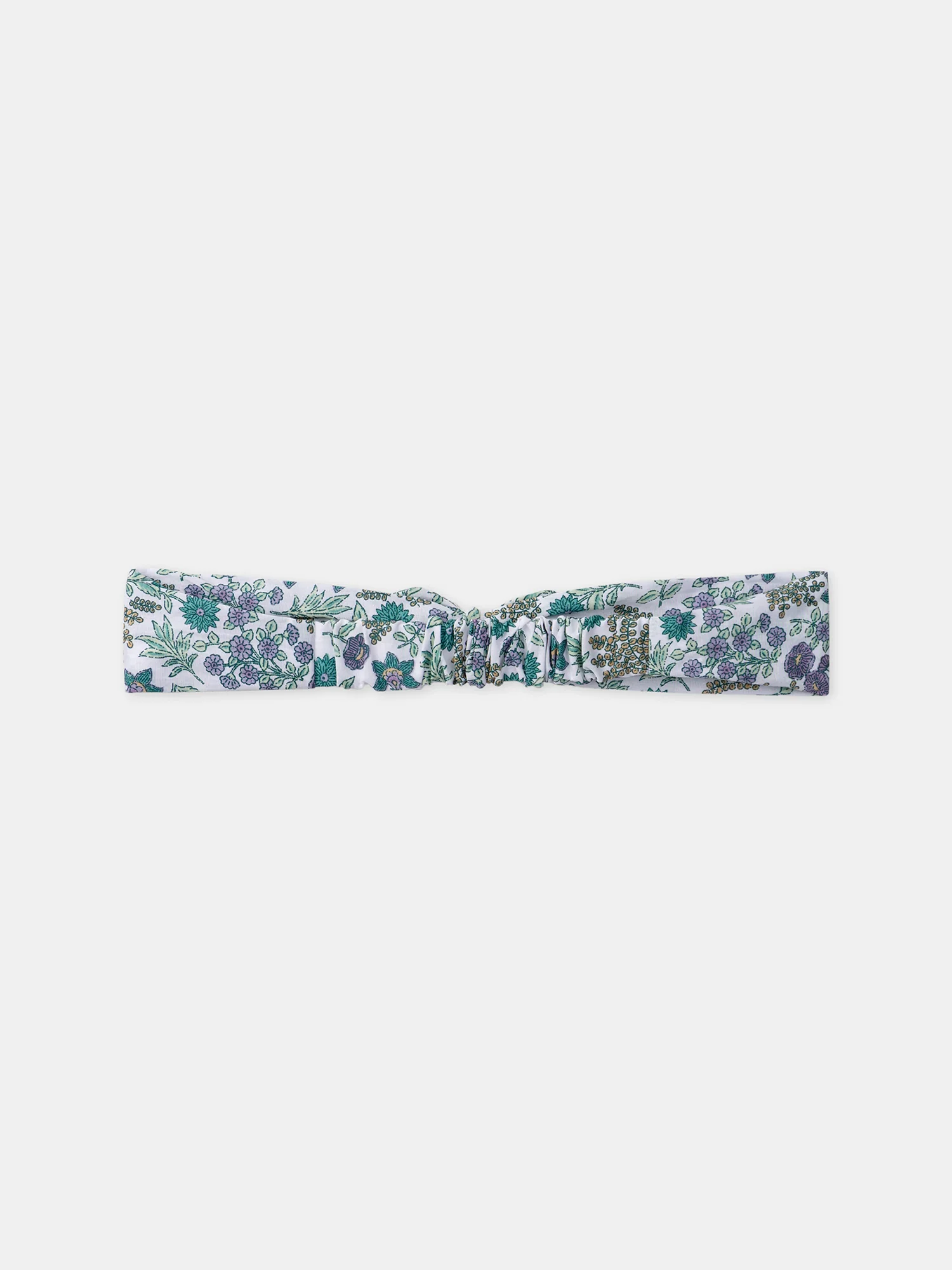Bandeau noué imprimé fleuri - Image 4