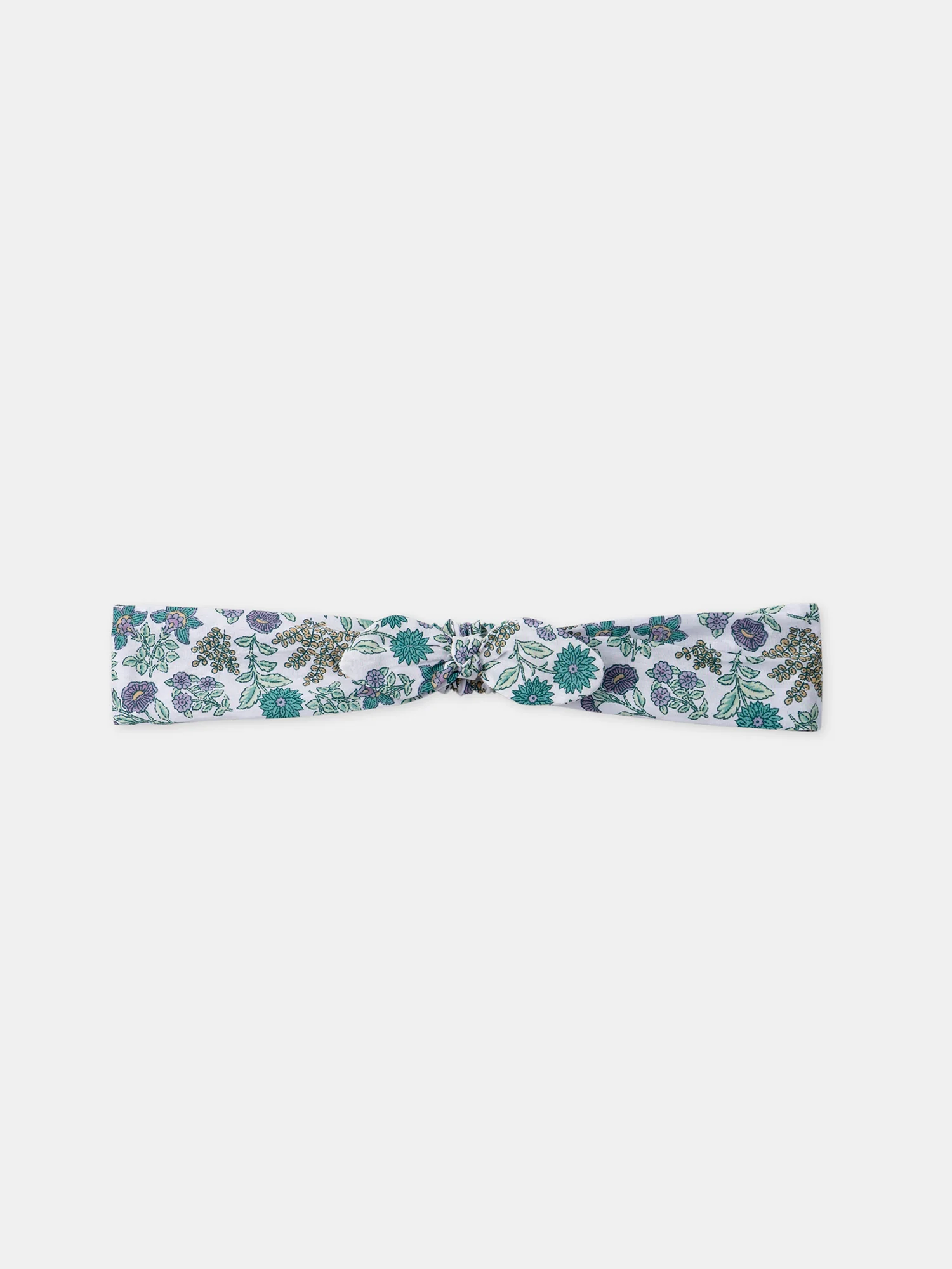 Bandeau noué imprimé fleuri - Image 5
