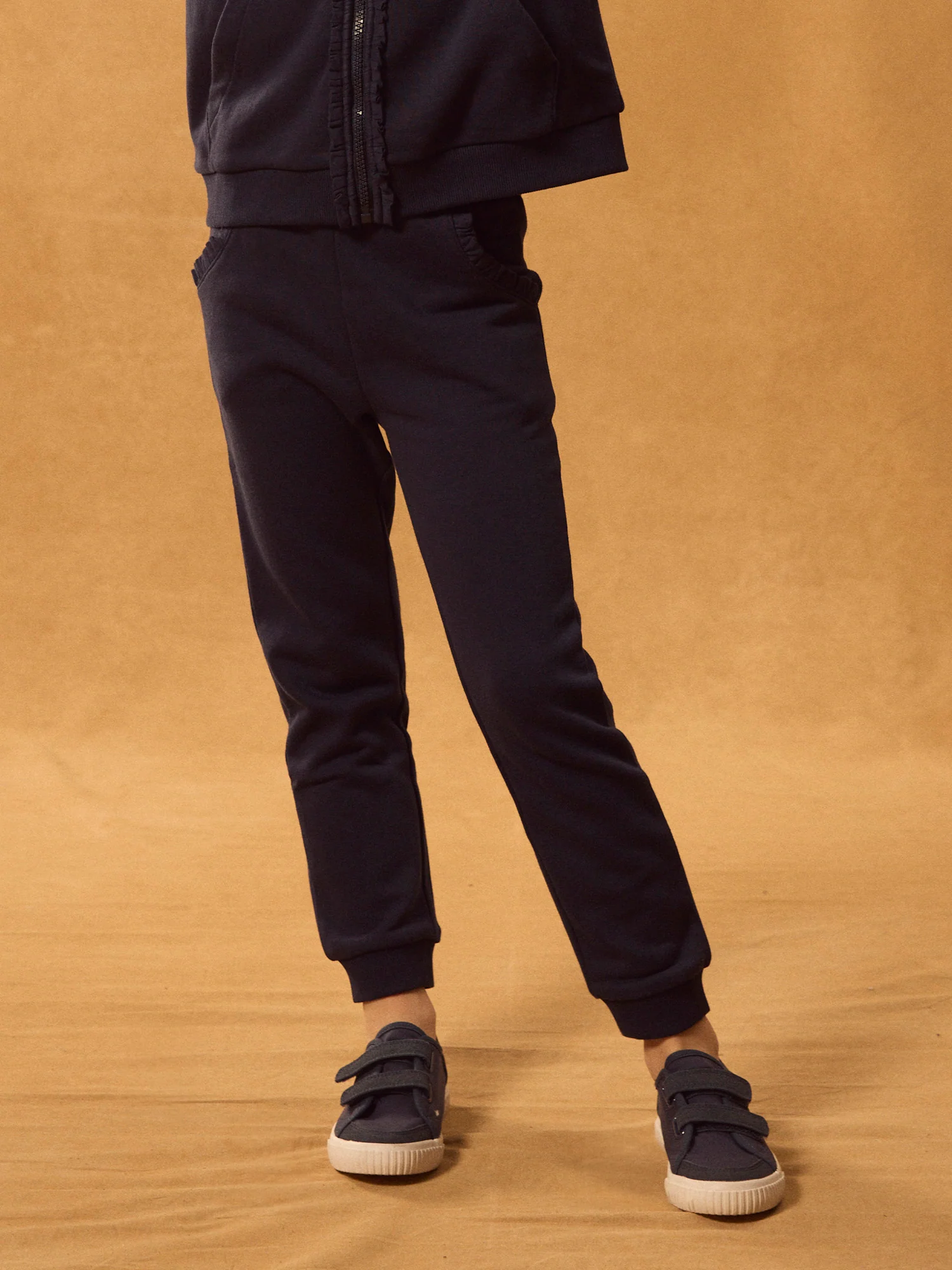 Jogging bleu marine Fille - Image 2