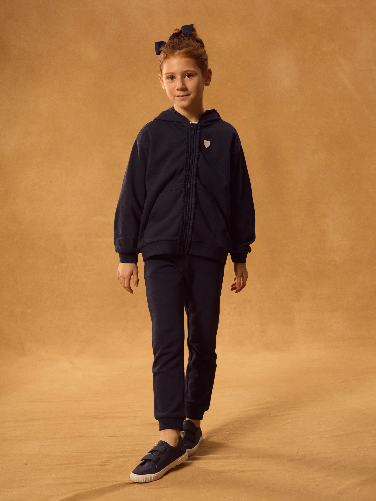 Jogging bleu marine Fille - Image 3