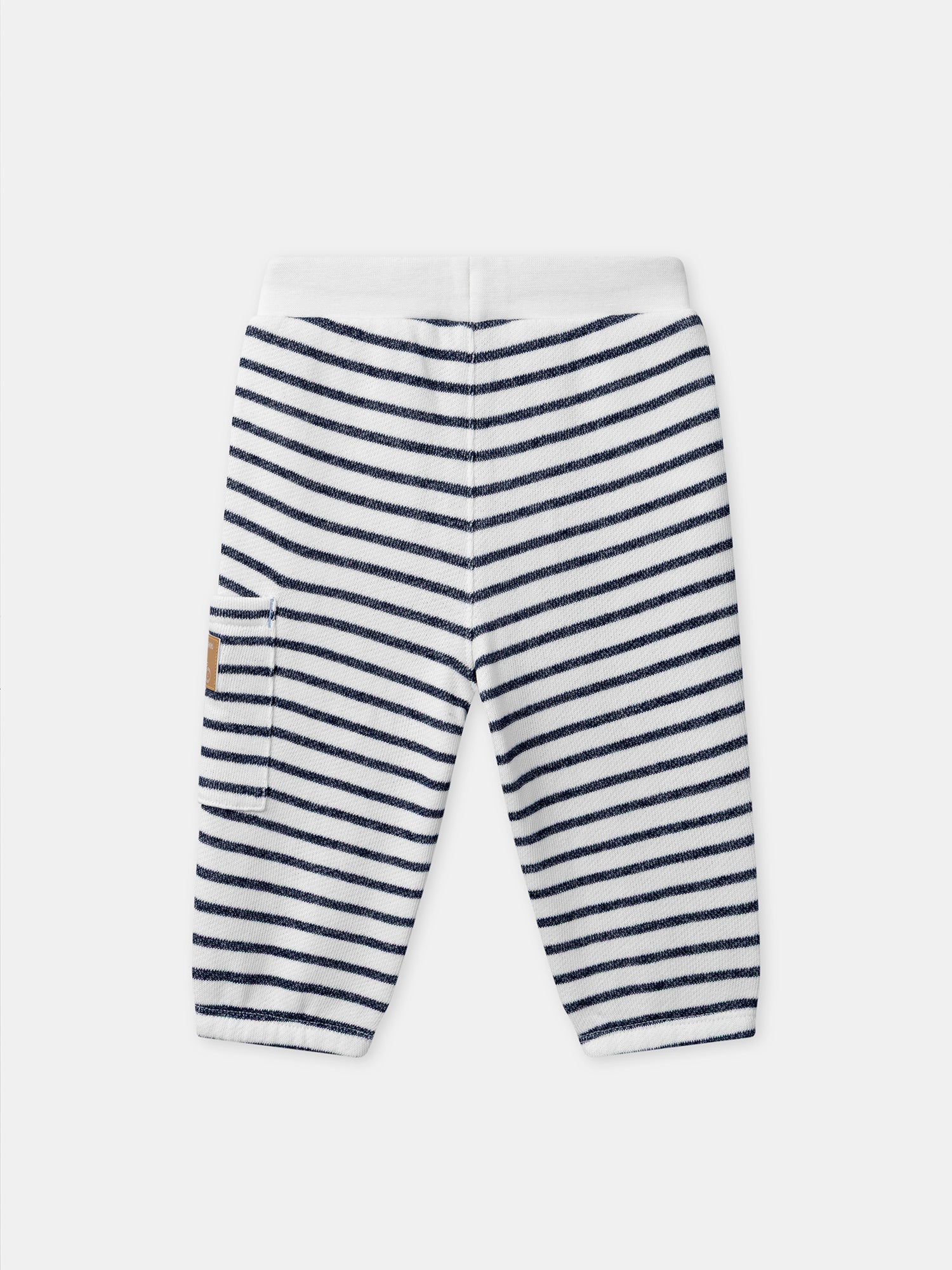 Jogging à rayures bleues marines Bébé Garçon - Image 4