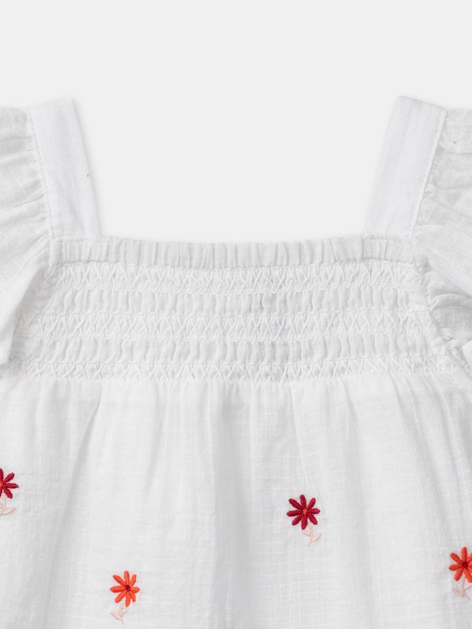 Blouse à smock brodée - Image 2