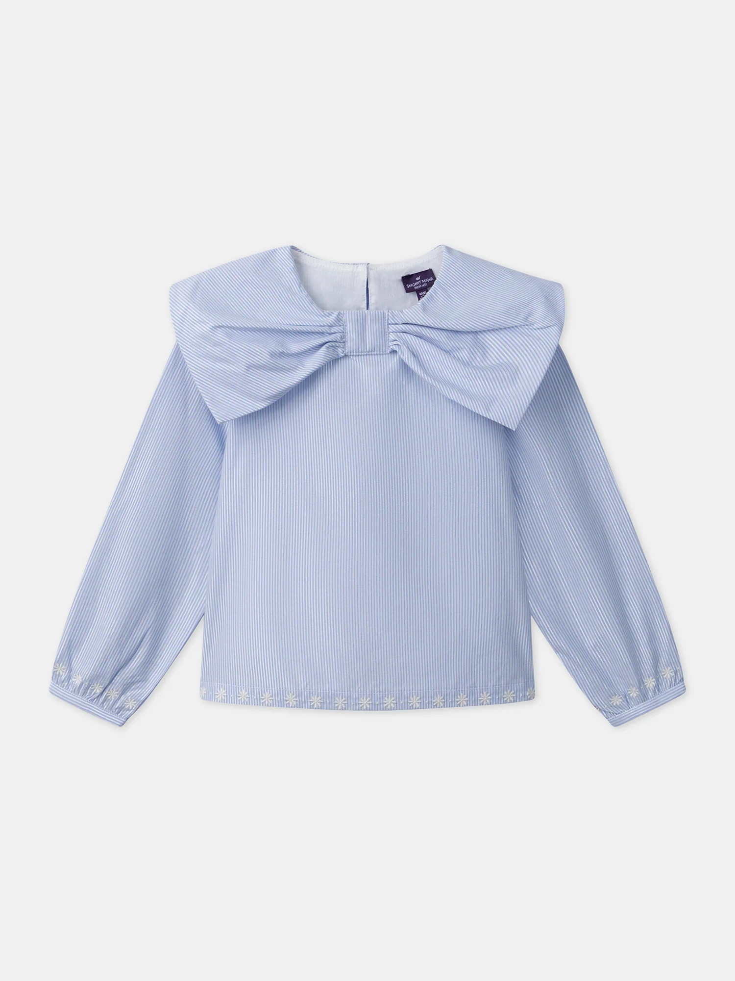 Blouse col noeud