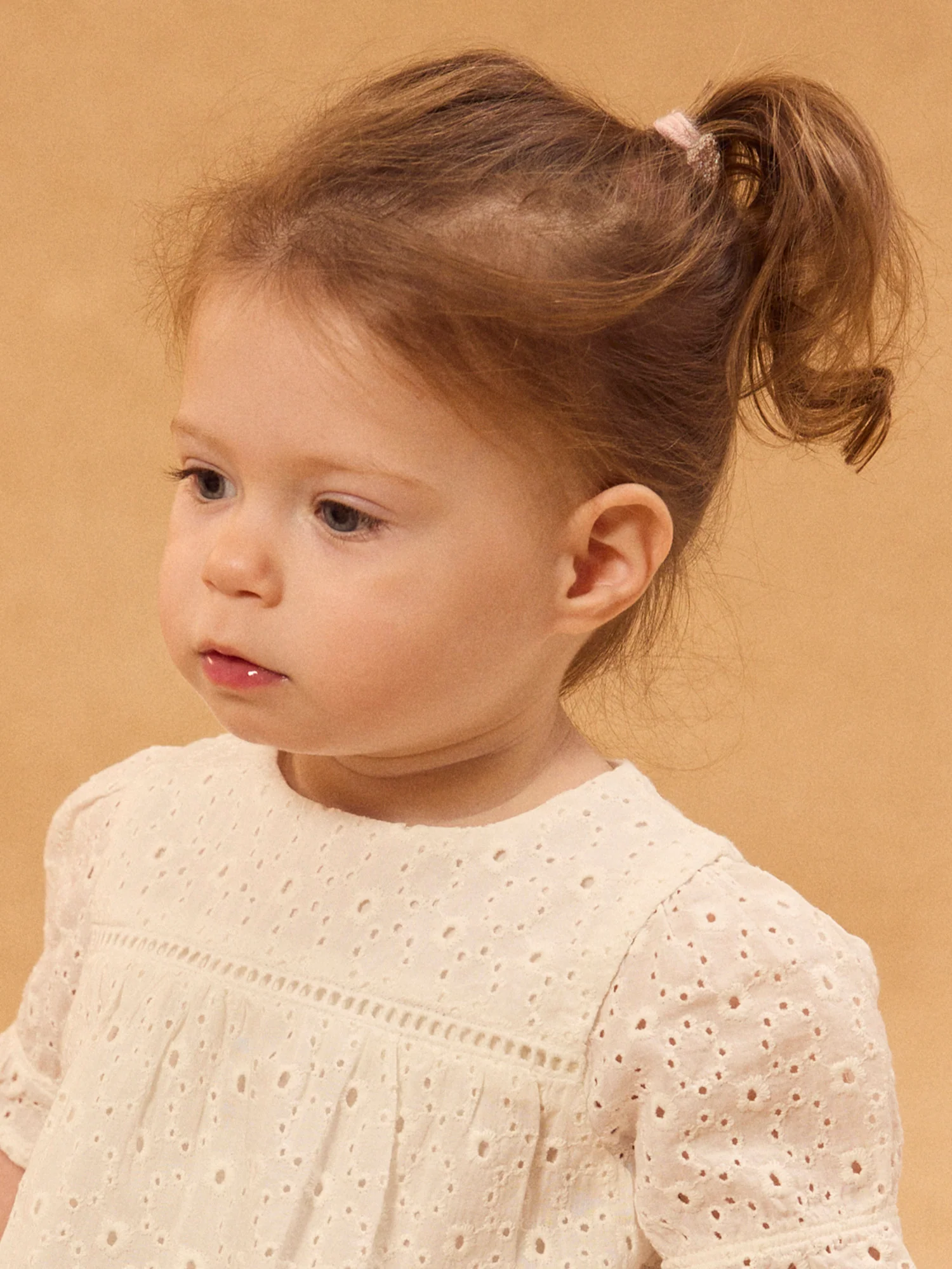 Blouse écru brodée Bébé Fille - Image 3