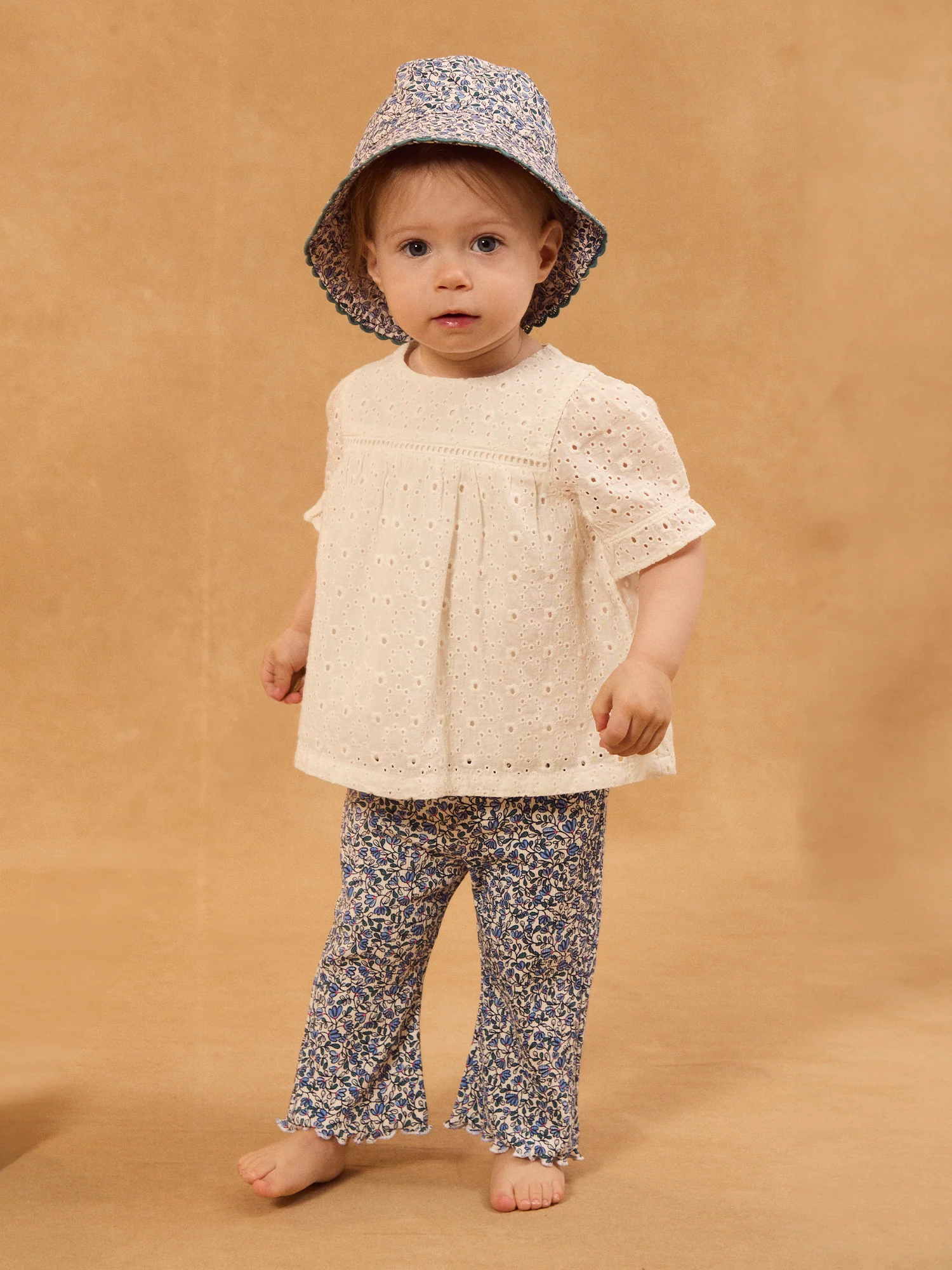 Blouse écru brodée Bébé Fille - Image 5
