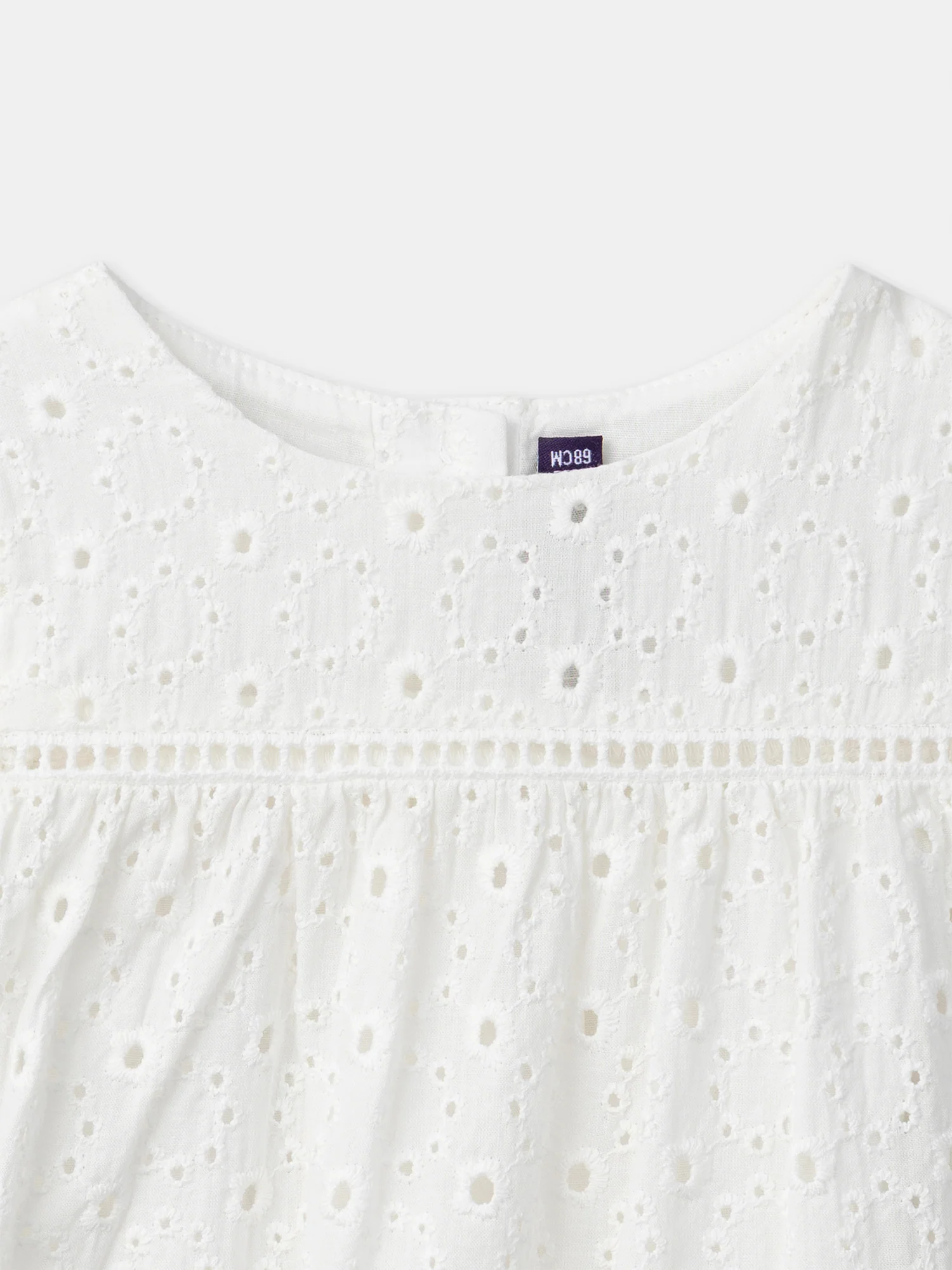 Blouse écru brodée Bébé Fille - Image 6