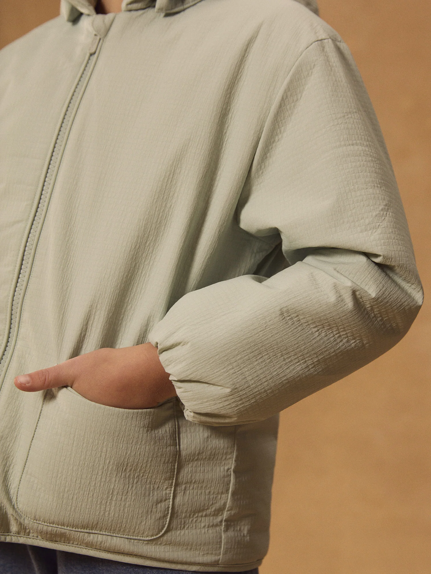 Blouson vert Fille - Image 4