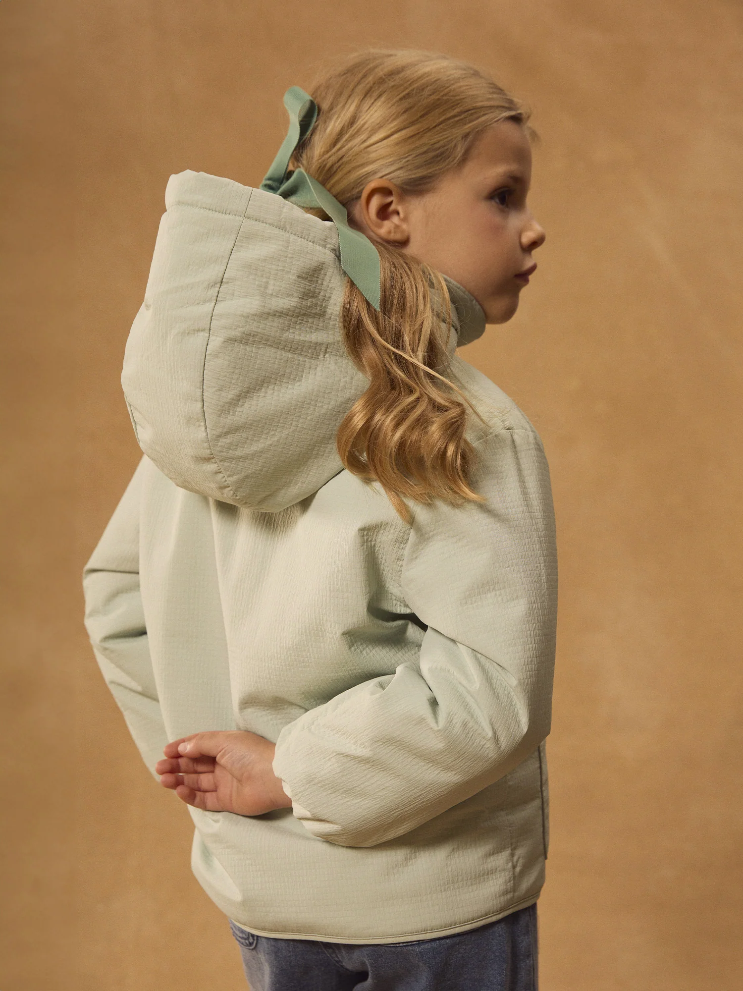Blouson vert Fille - Image 5