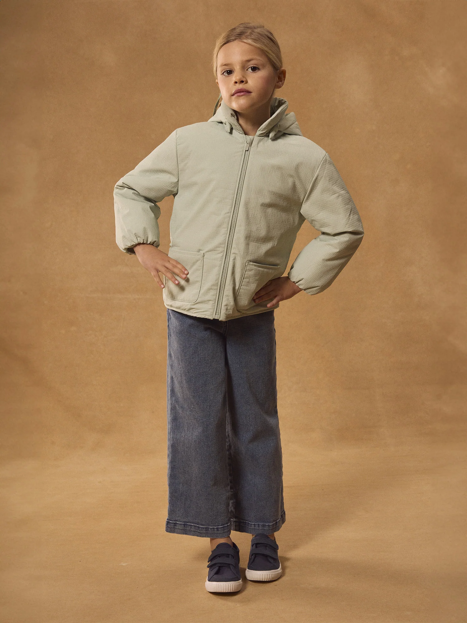 Blouson vert Fille - Image 6