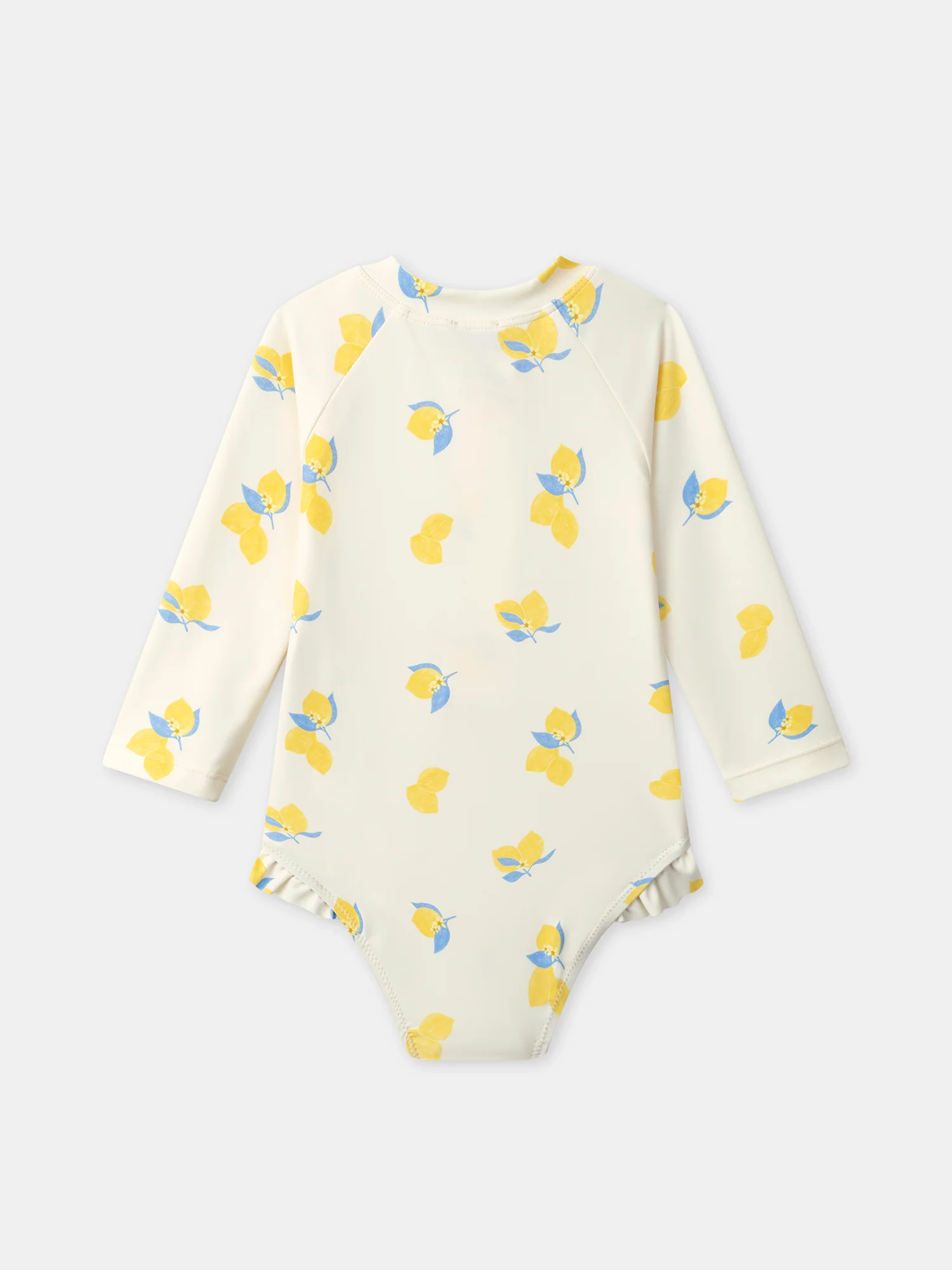 Body de bain écru UPF 50+ imprimé citron Bébé Fille - Image 7