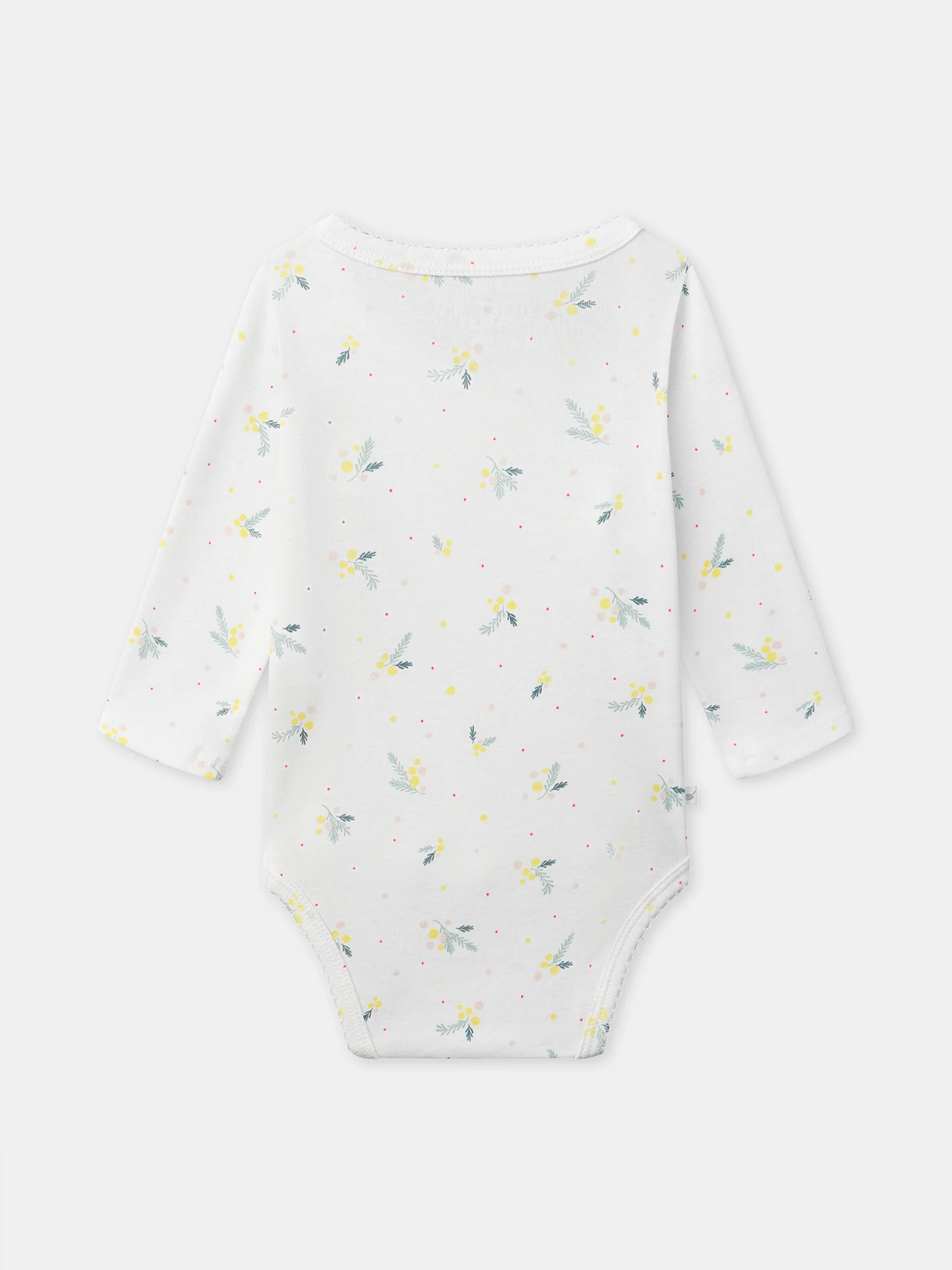 Lot de 2 bodies écru ou imprimé feuillages Naissance Fille - Image 10