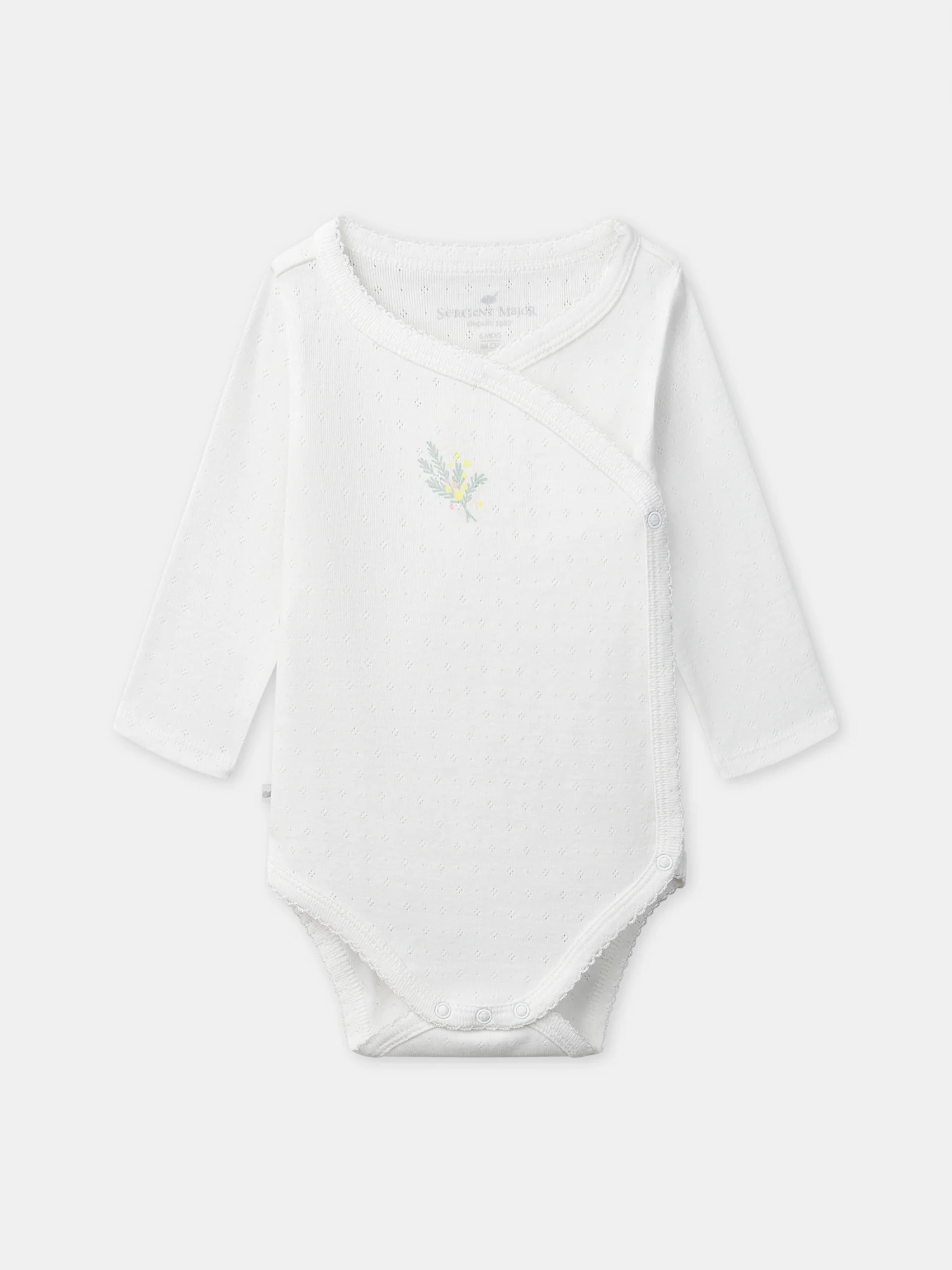 Lot de 2 bodies écru ou imprimé feuillages Naissance Fille - Image 3