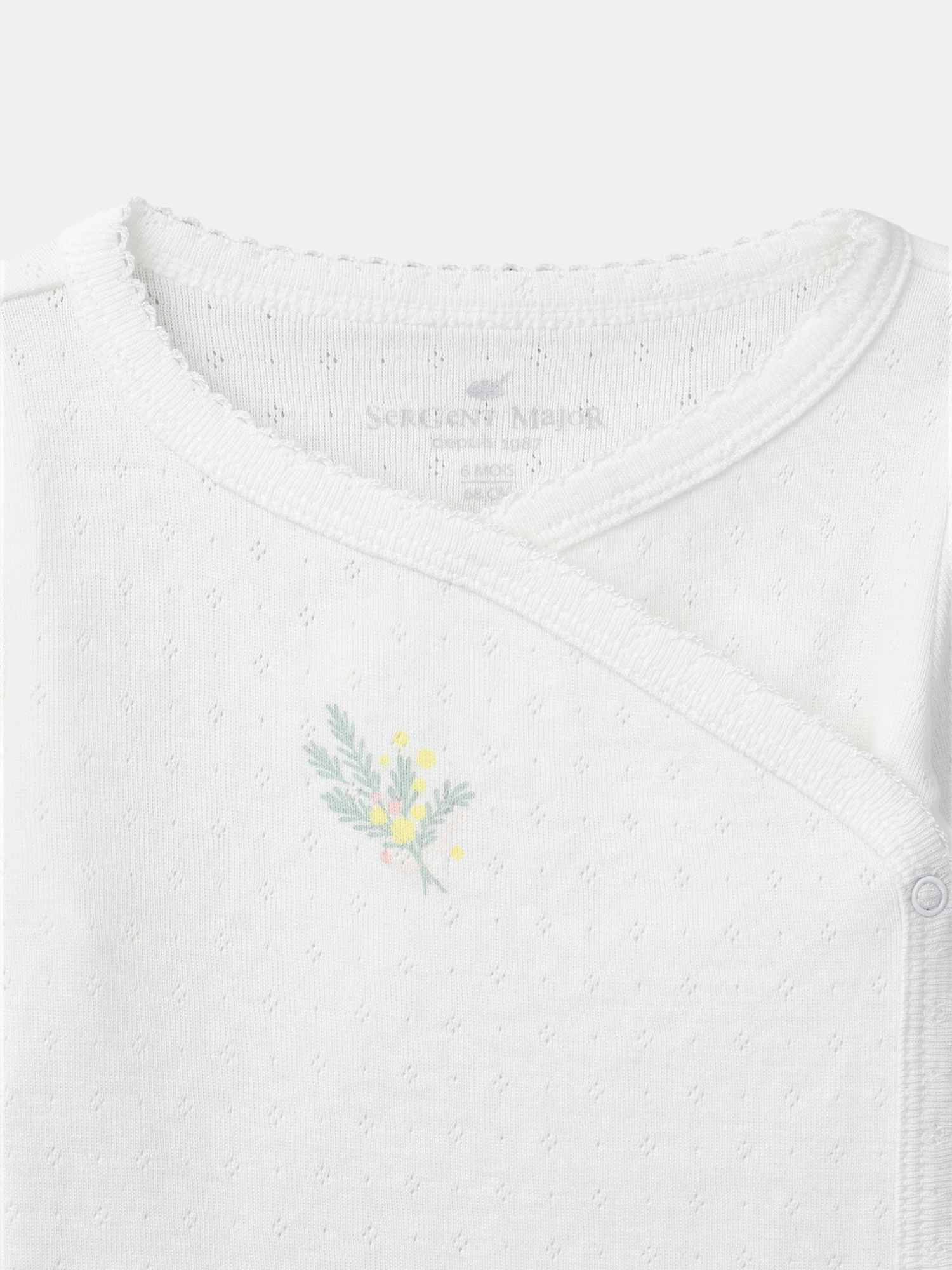 Lot de 2 bodies écru ou imprimé feuillages Naissance Fille - Image 4