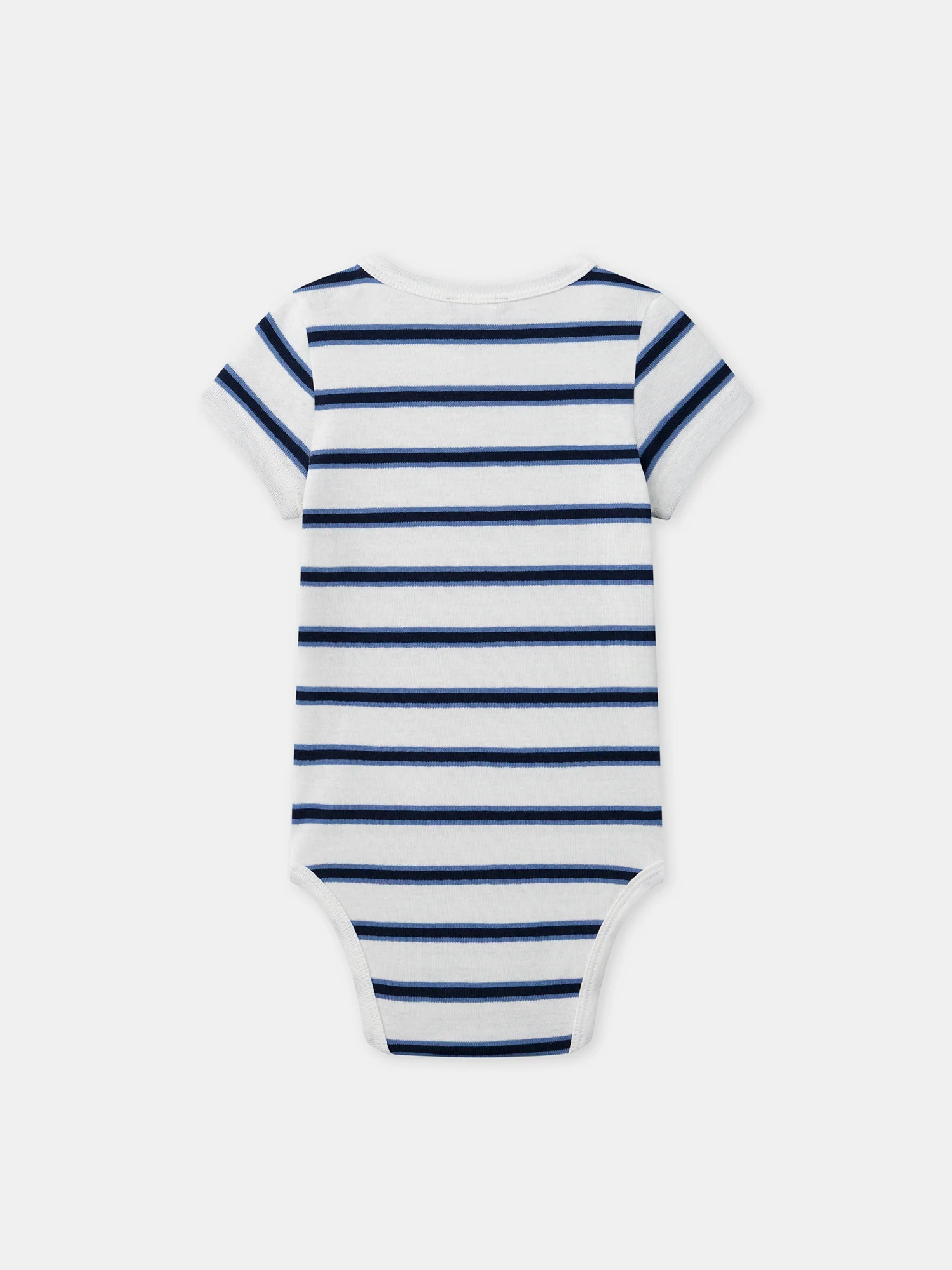Body à rayures bleues marines Bébé Garçon - Image 3