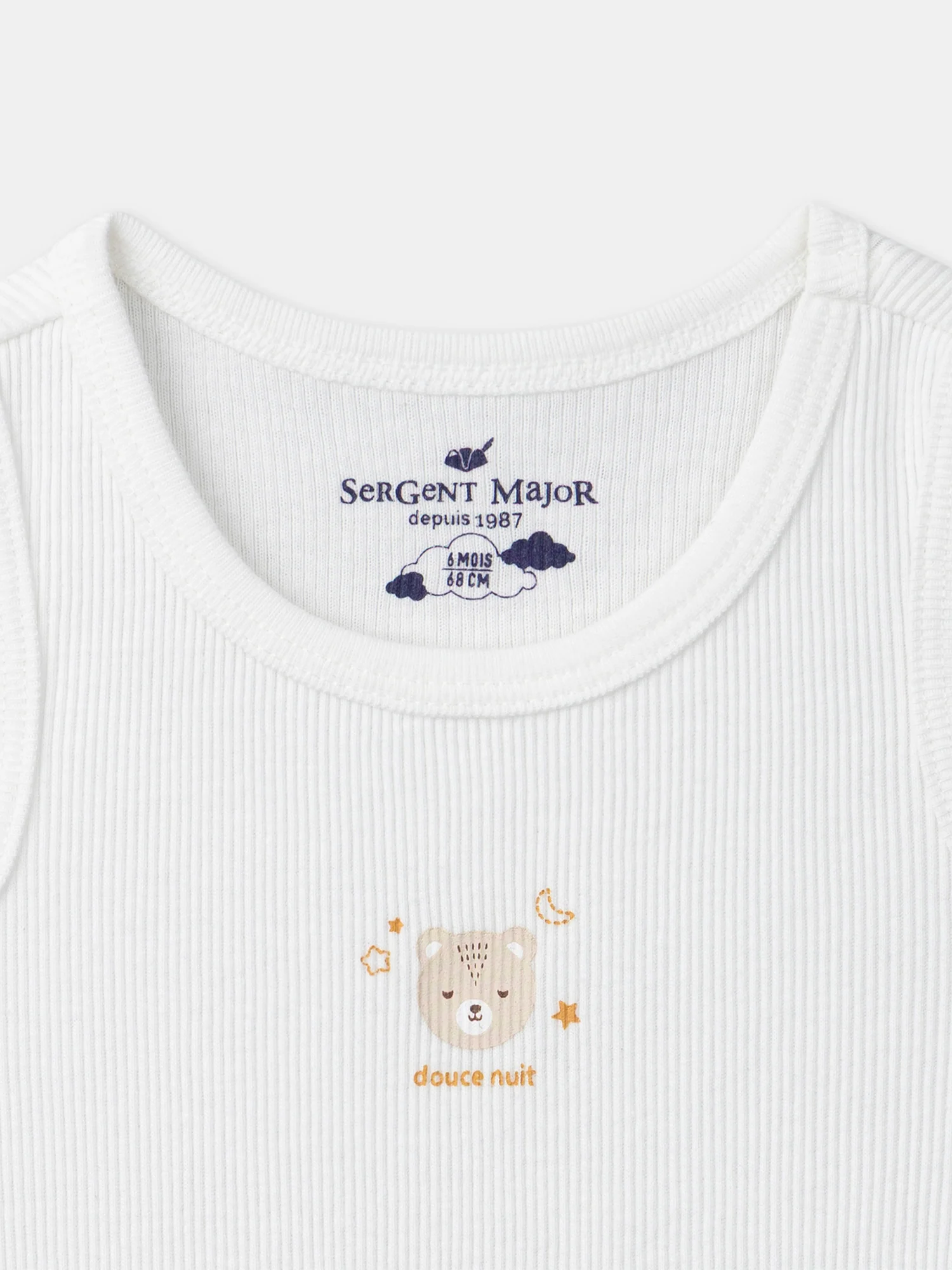 Lot de 2 bodies à bretelles Bébé Garçon - Image 3