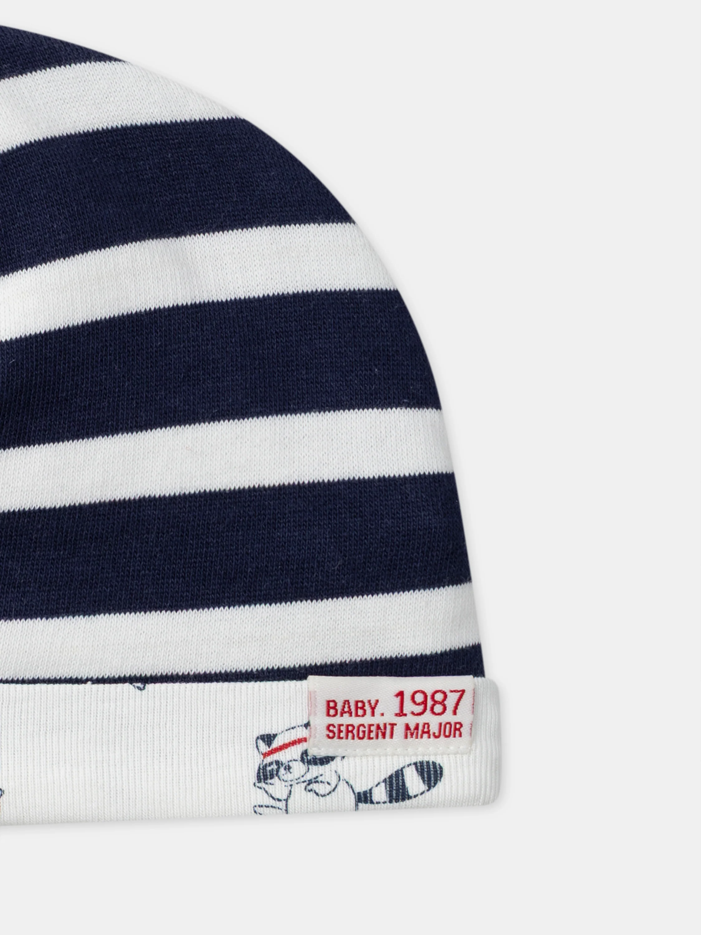 Bonnet réversible à rayures ou imprimé raton laveur Bébé Garçon - Image 5