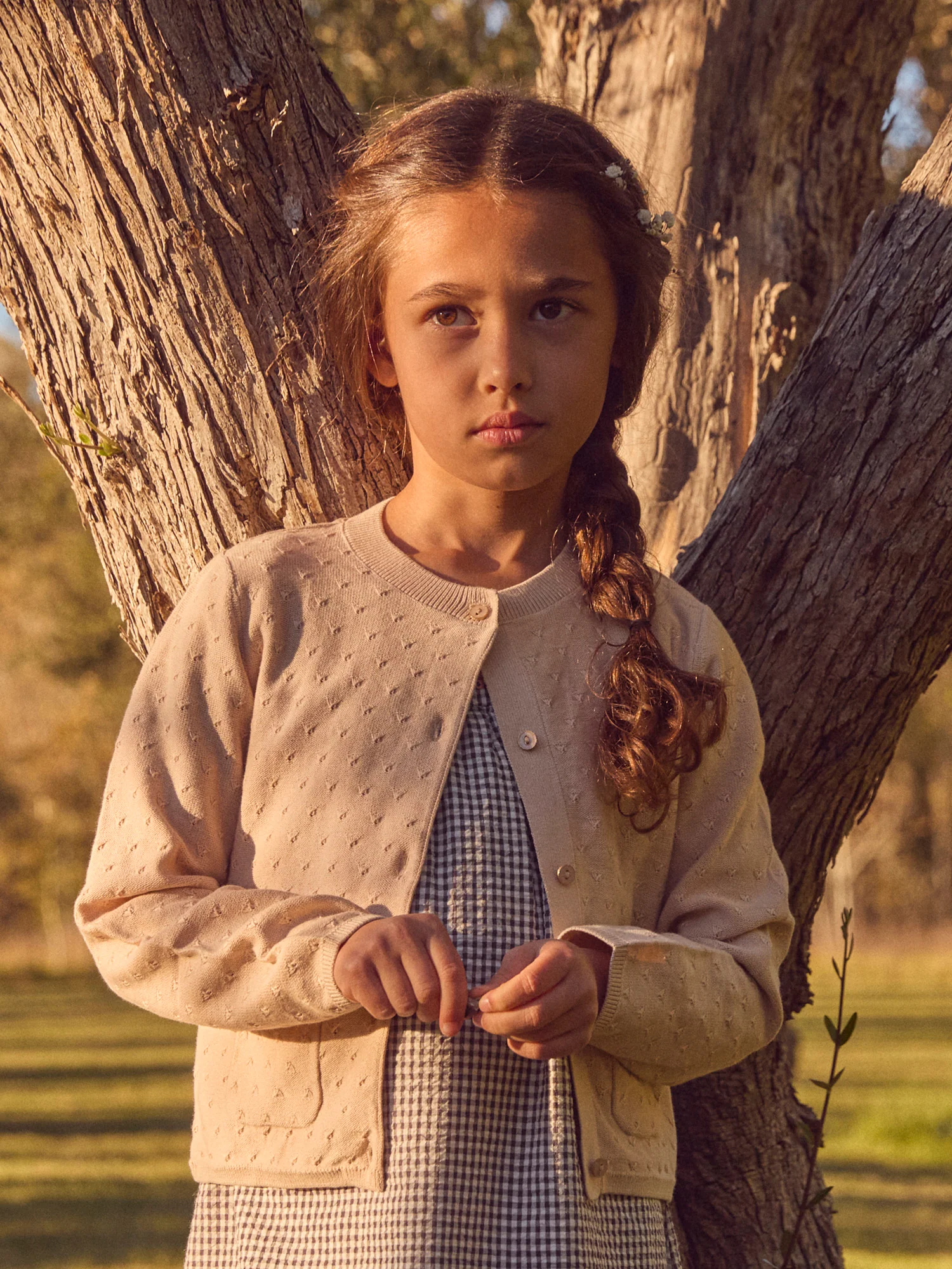 Gilet beige Fille - Image 2