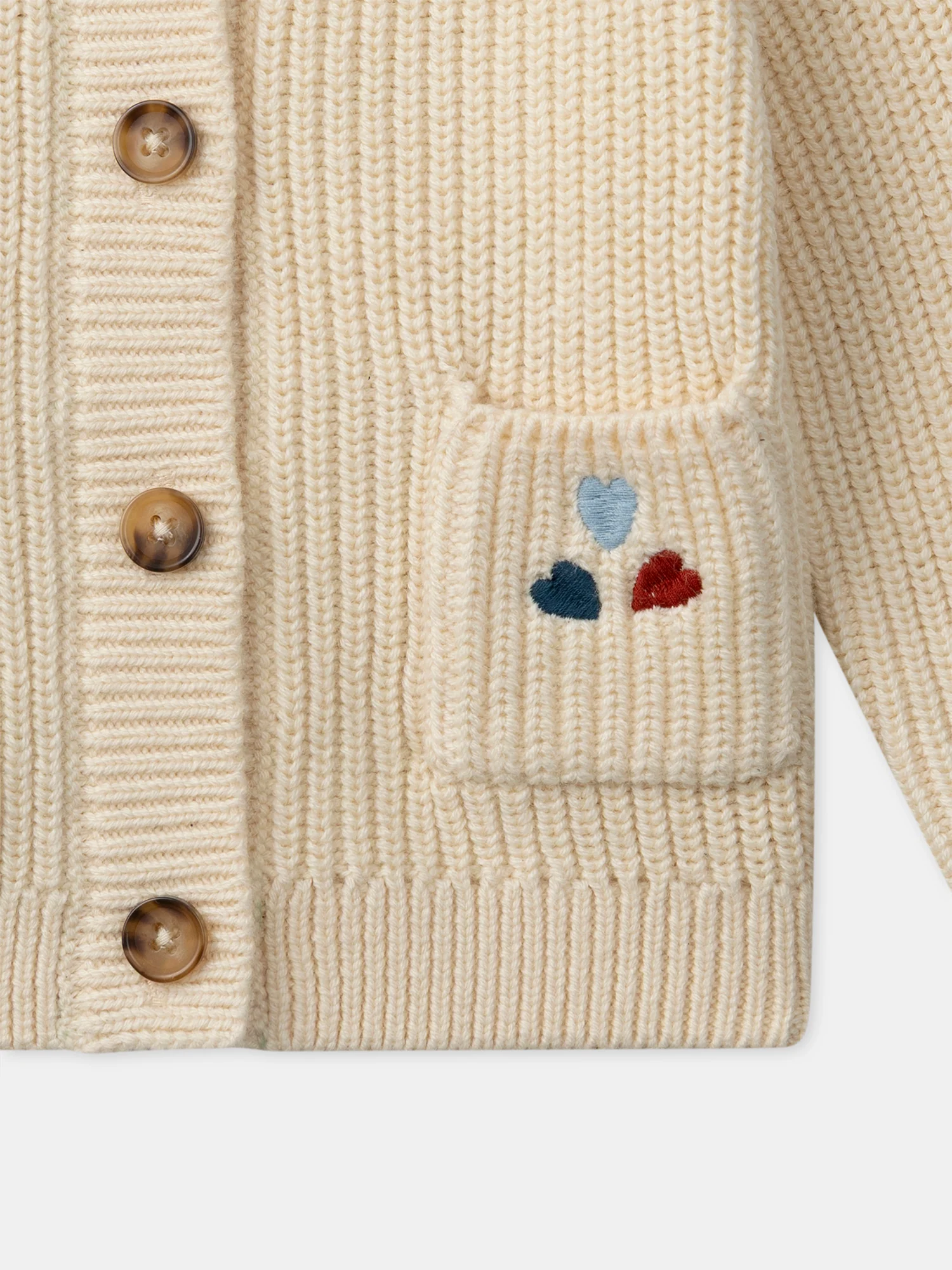 Cardigan écru à col Bébé Fille - Image 7
