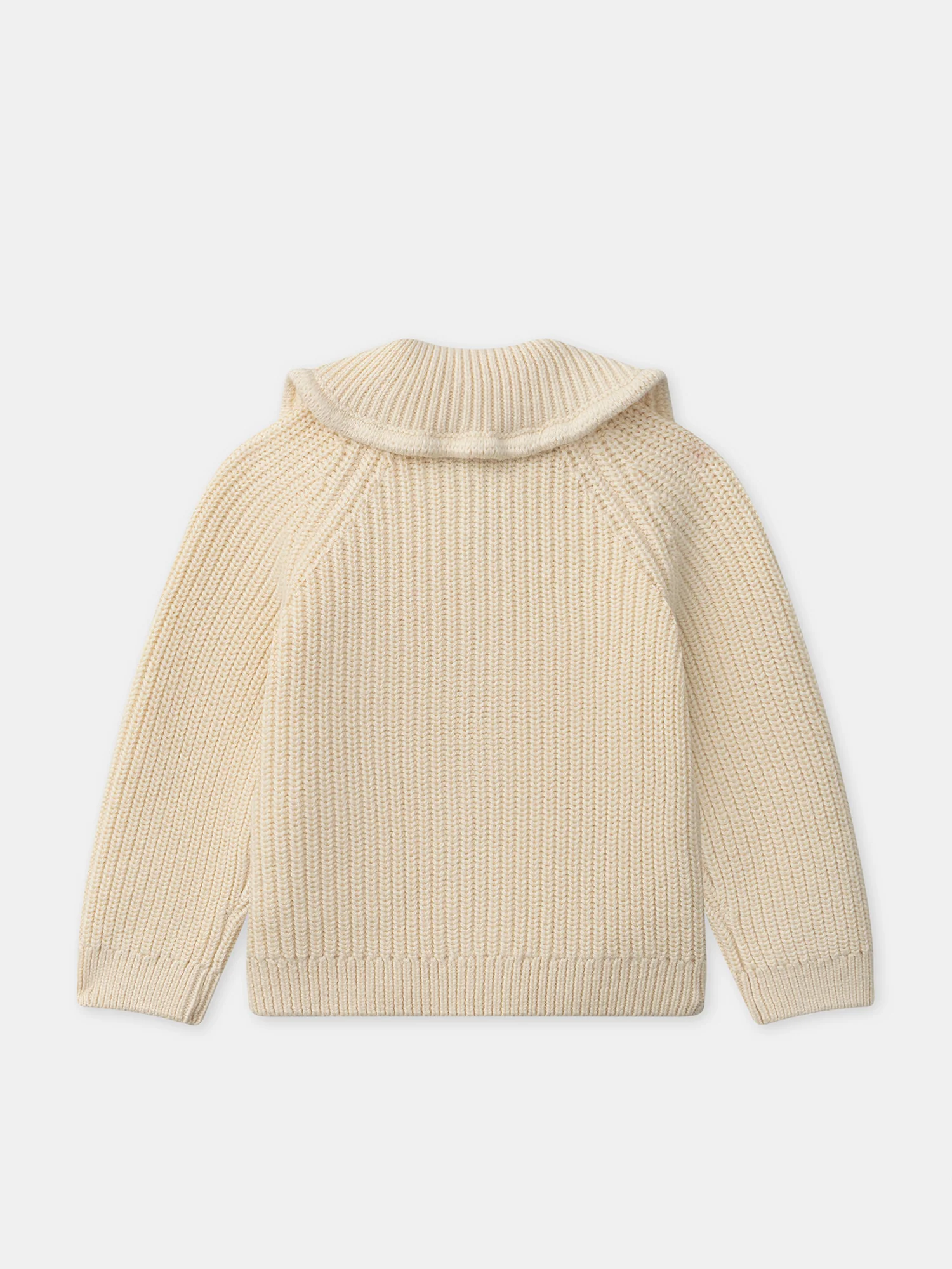 Cardigan écru à col Bébé Fille - Image 8