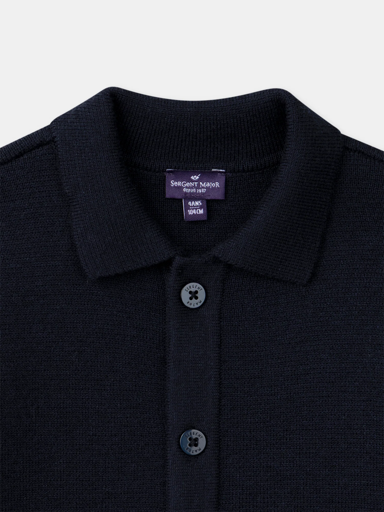 Cardigan bleu marine Fille - Image 5