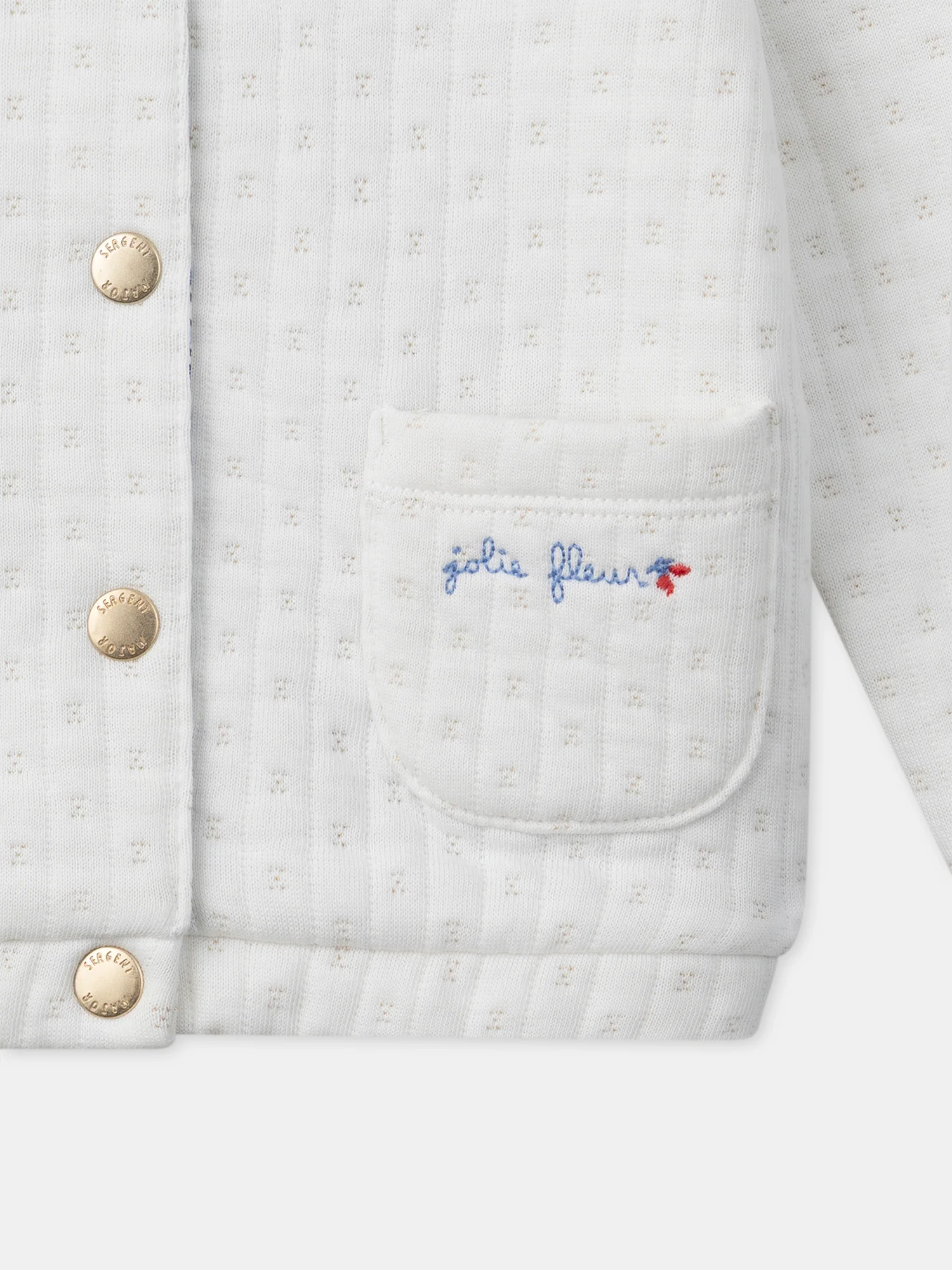 Cardigan écru Bébé Fille - Image 3
