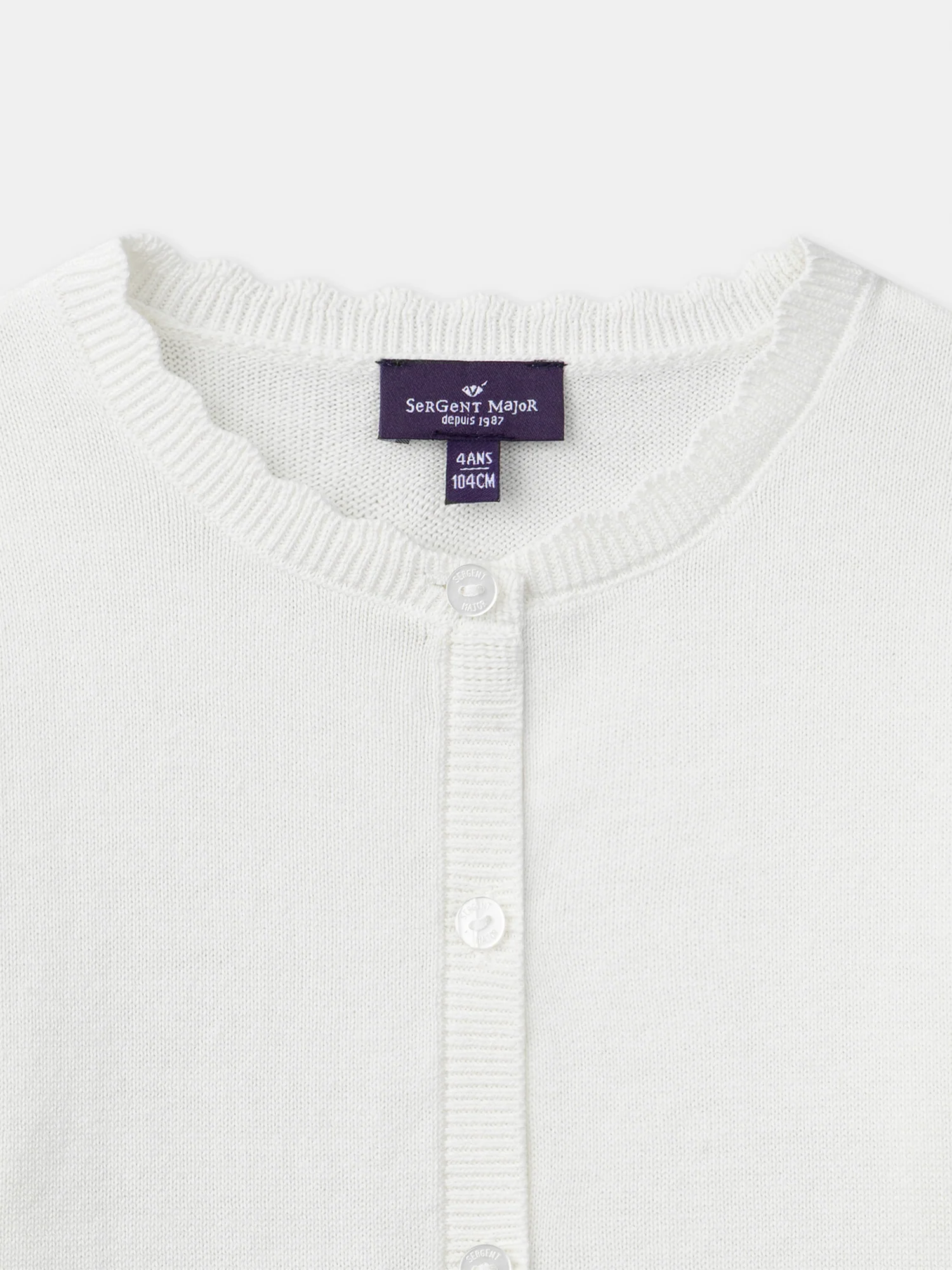 Gilet écru Fille - Image 4