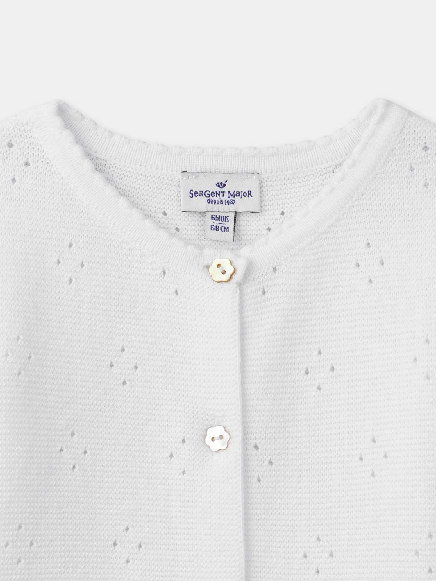 Cardigan écru Bébé Fille - Image 2
