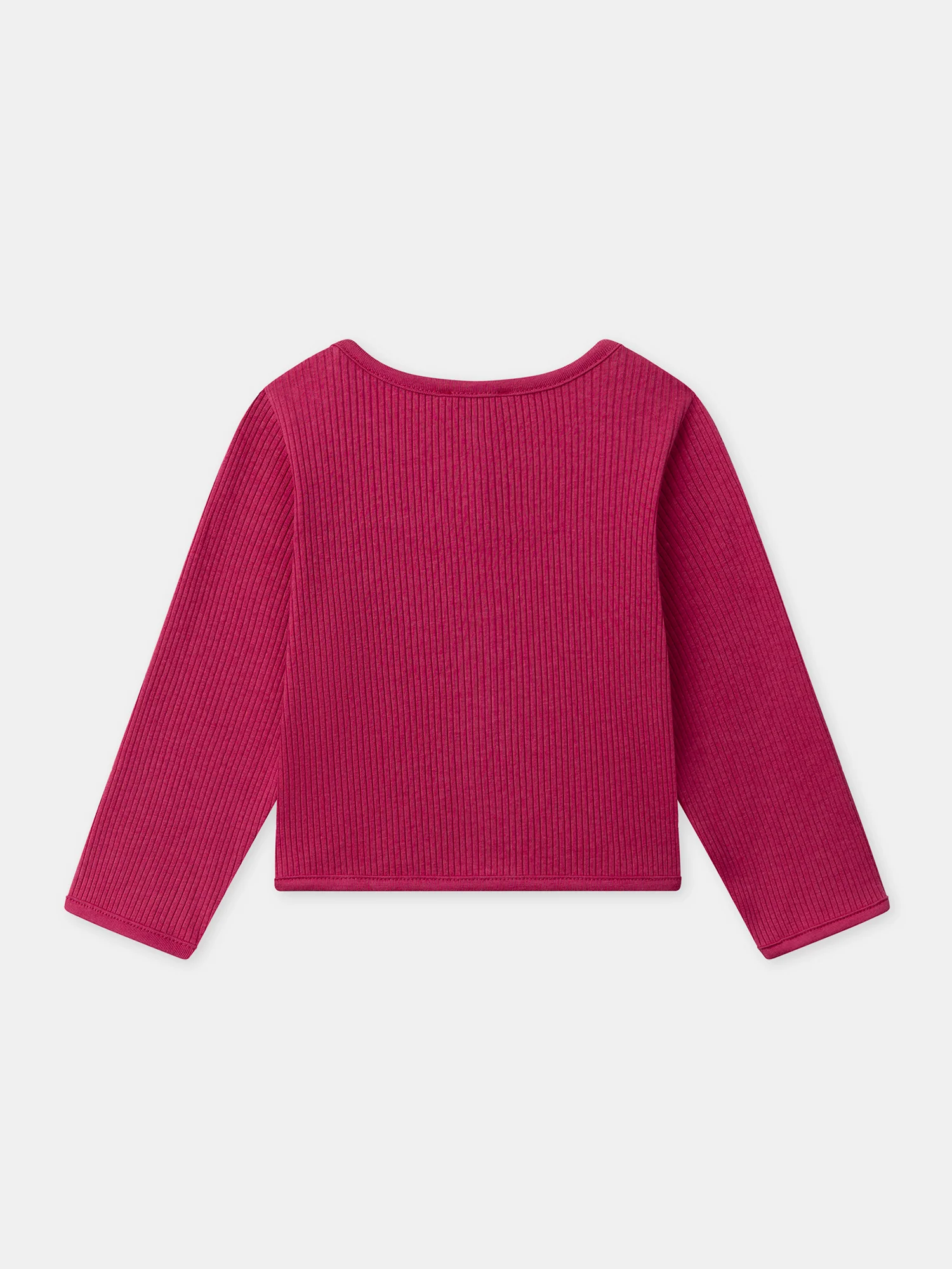 Cardigan rose fuchsia Bébé Fille - Image 3