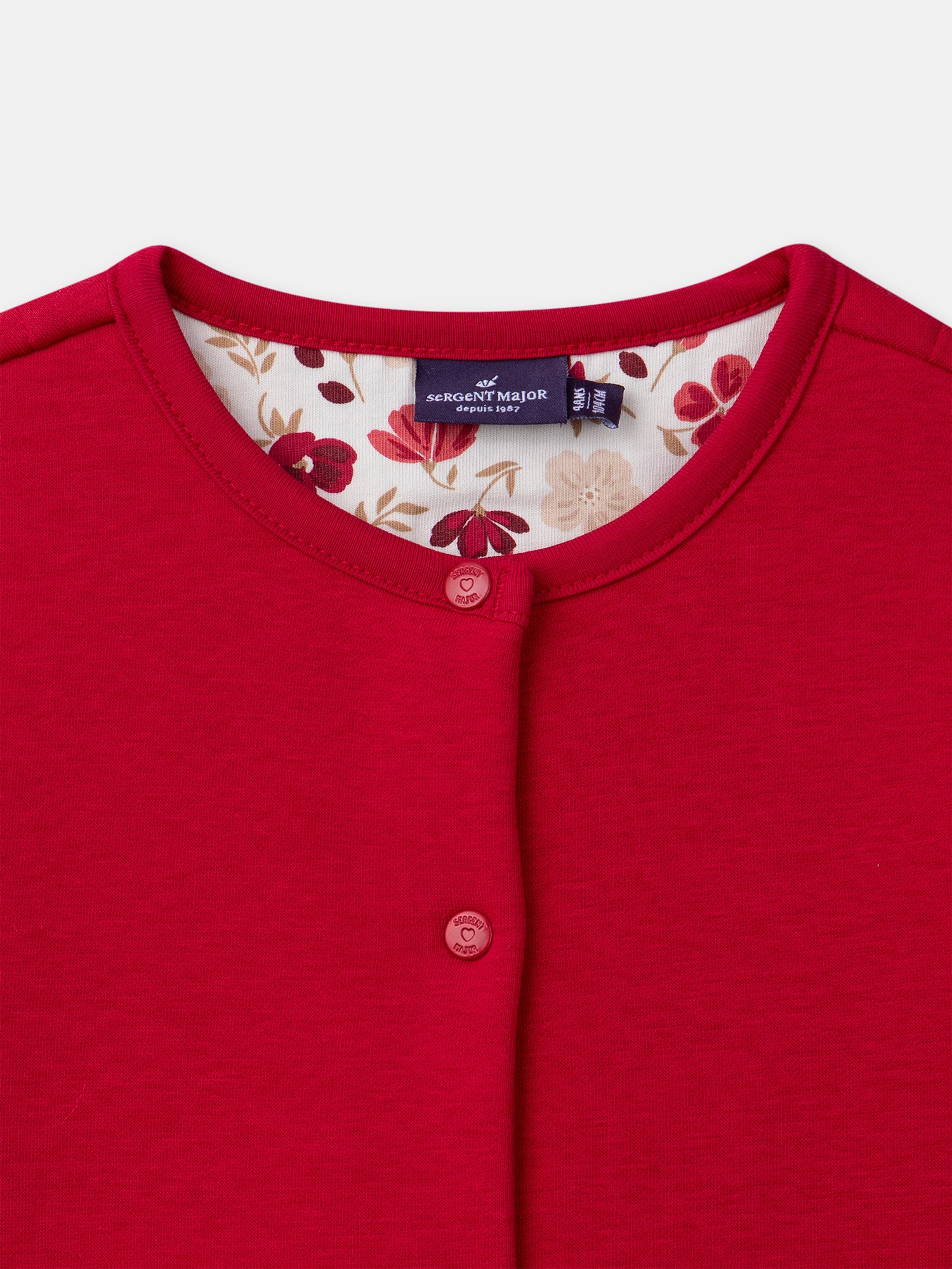 Cardigan rouge Fille - Image 4