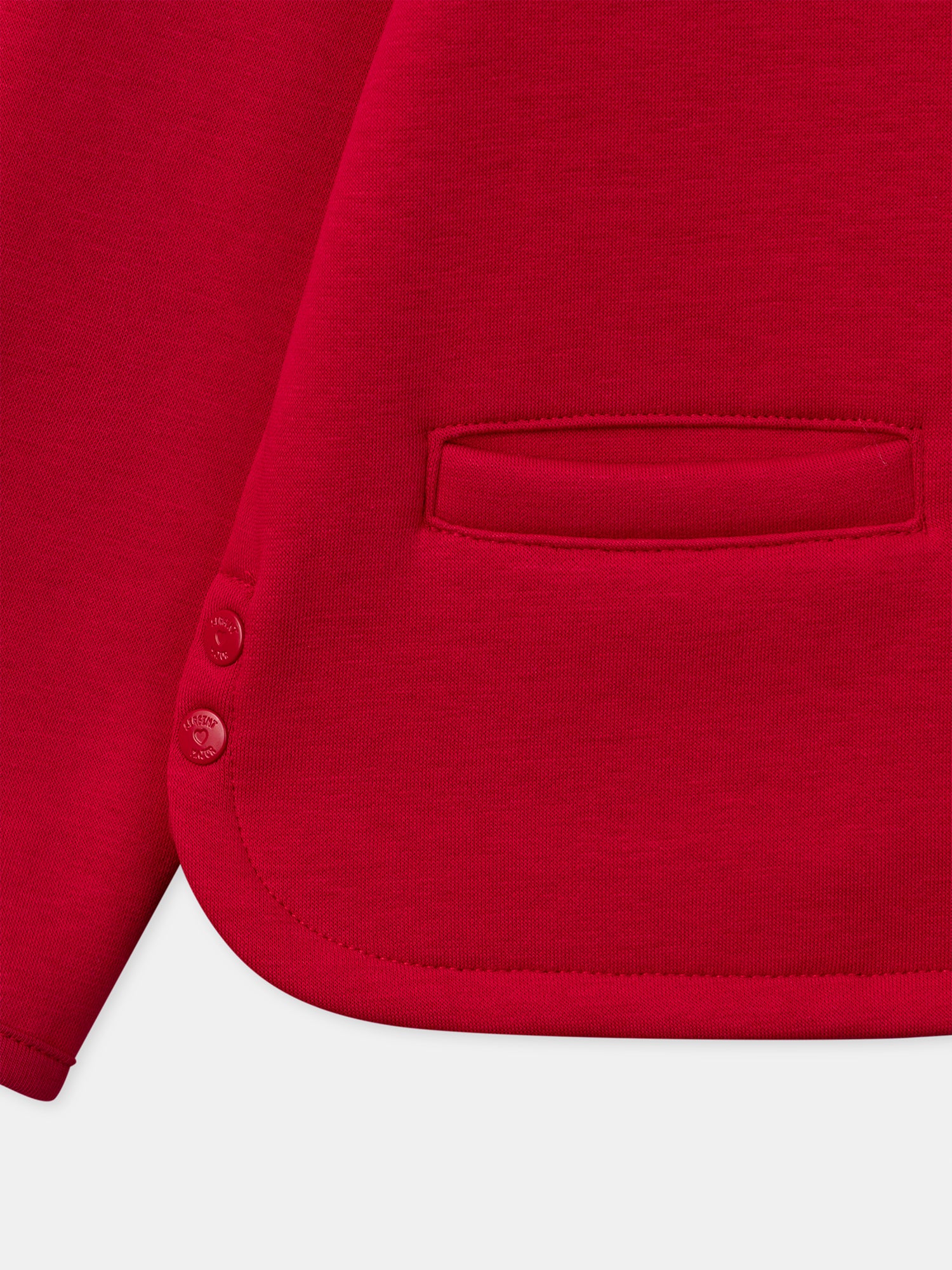 Cardigan rouge Fille - Image 5