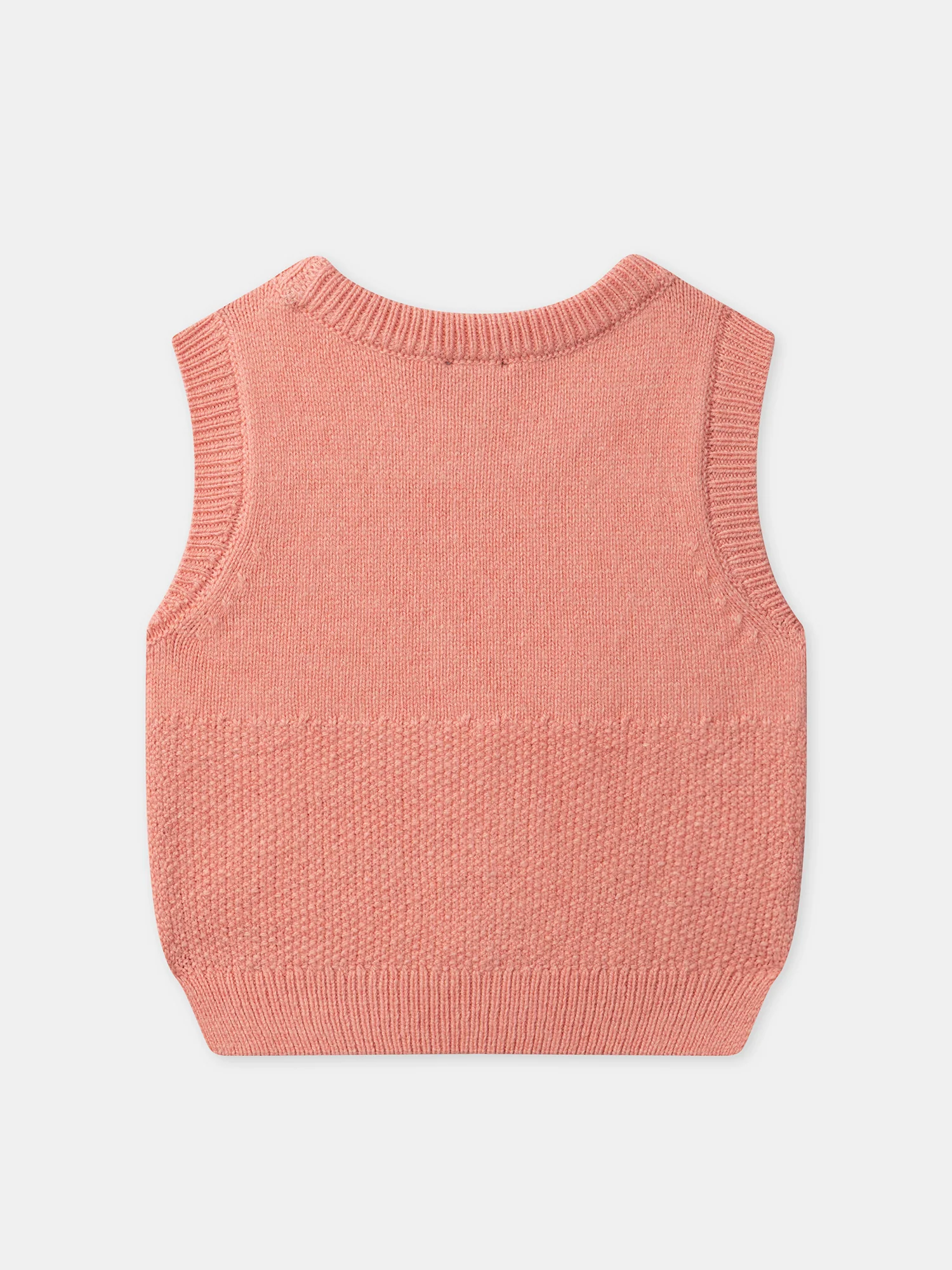 Pull corail sans manches Bébé Fille - Image 5