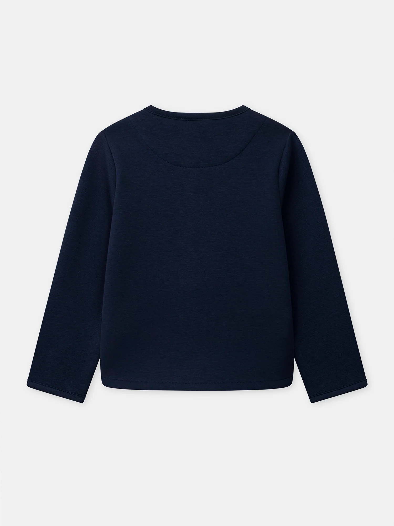 Cardigan bleu marine Fille - Image 4