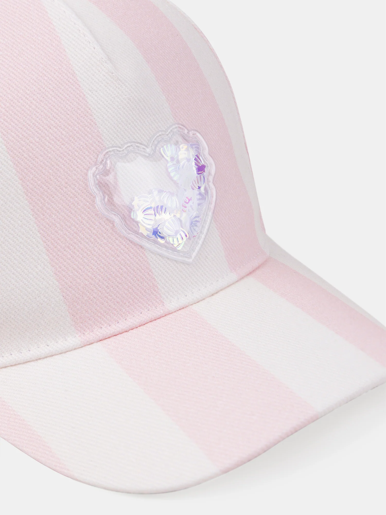 Casquette à rayures et sequins Fille - Image 4