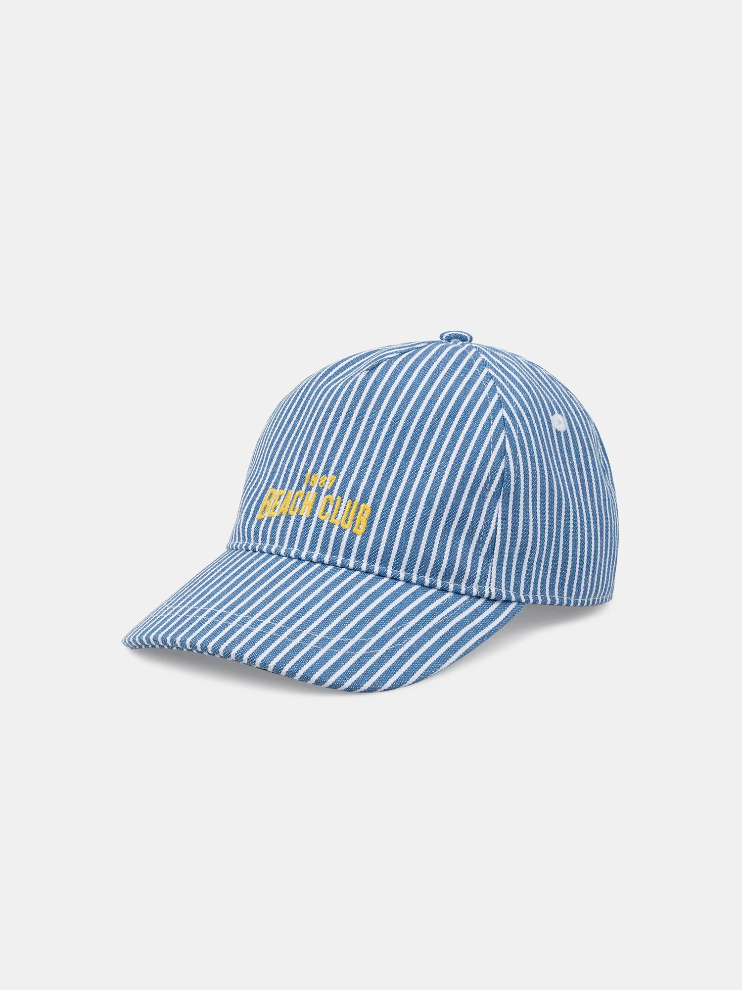 Casquette denim à rayures bleues Garçon - Image 4