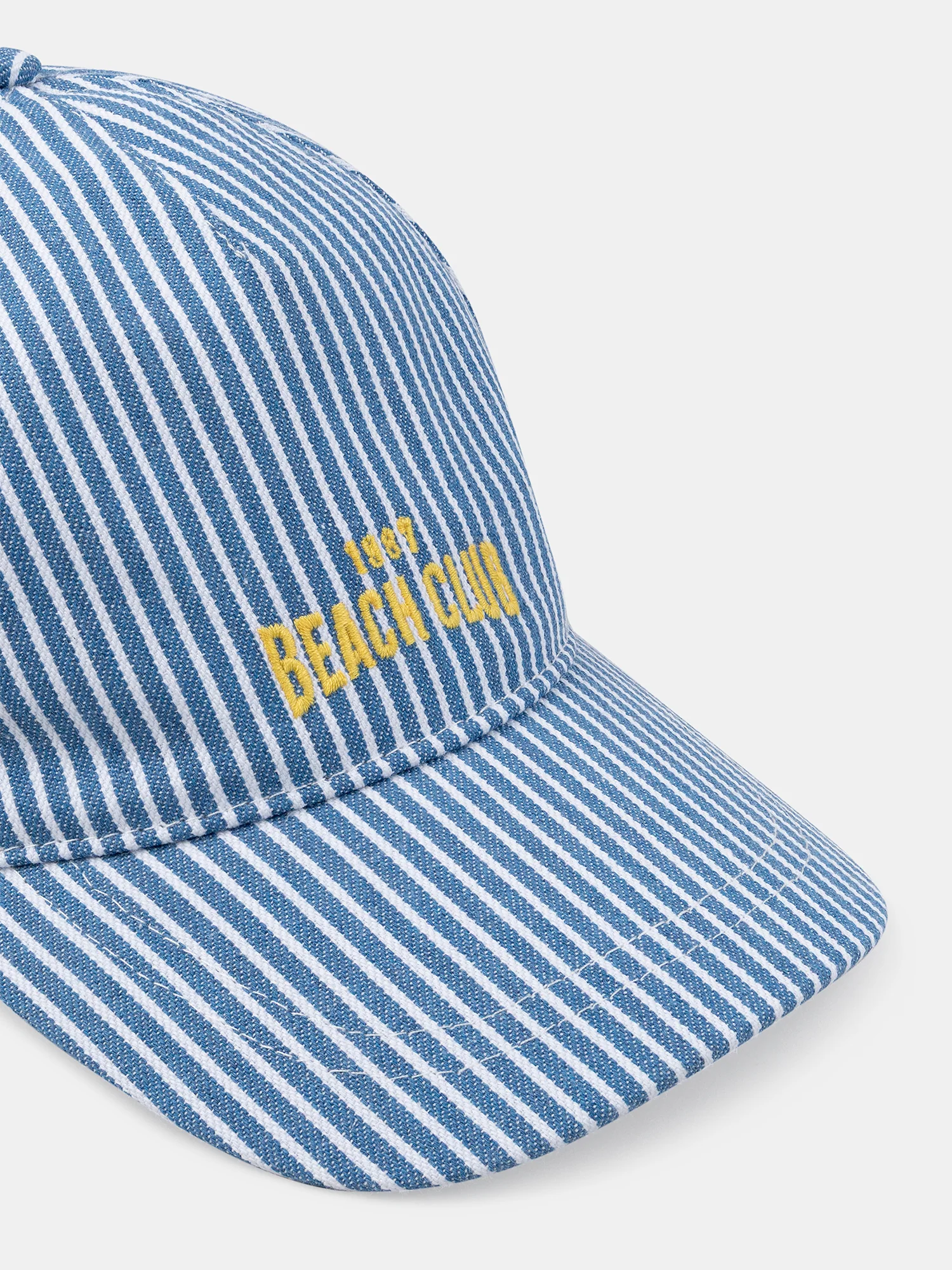 Casquette denim à rayures bleues Garçon - Image 5