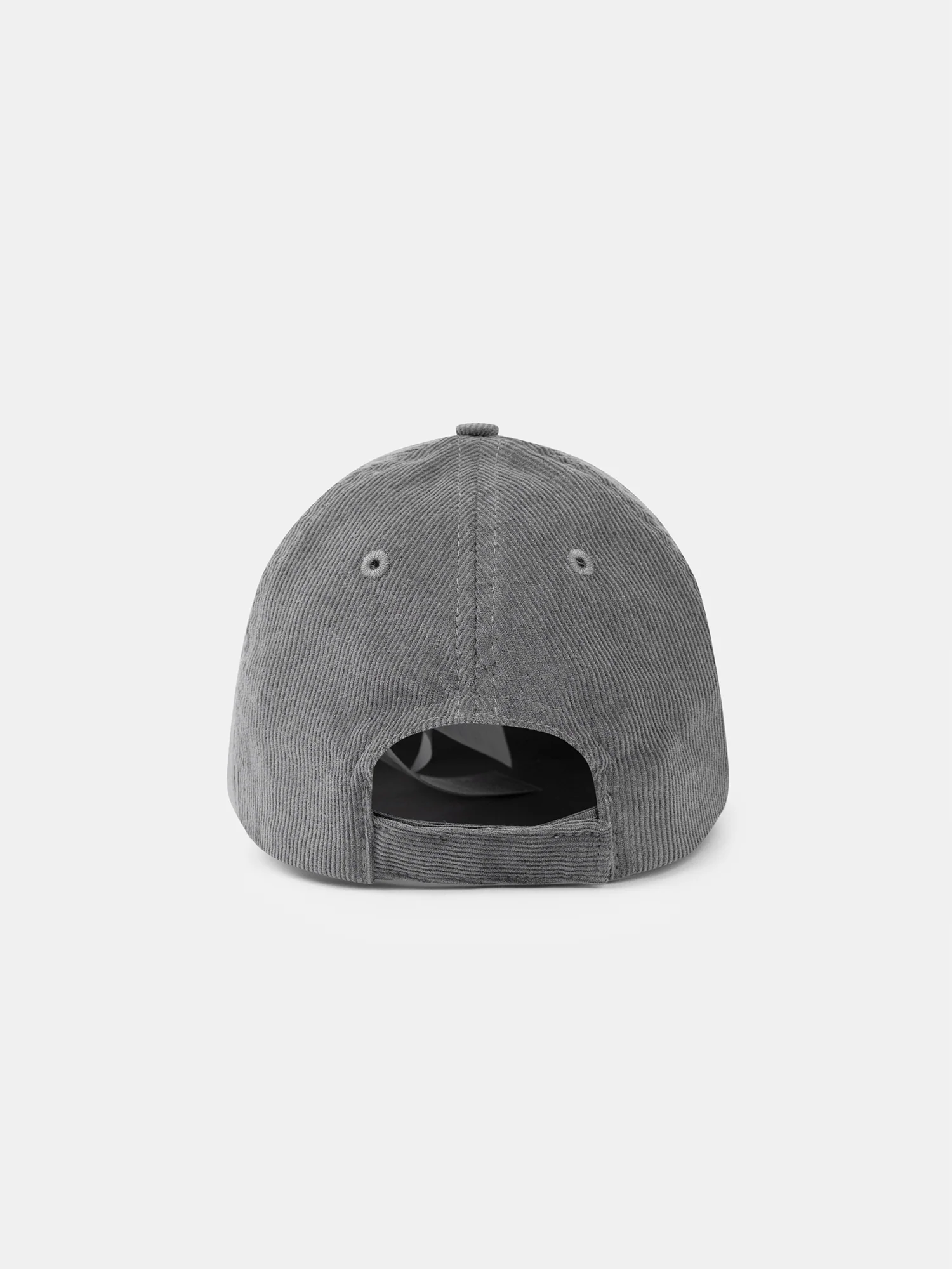 Casquette gris et blanc en velours avec patch tigre Garçon - Image 4