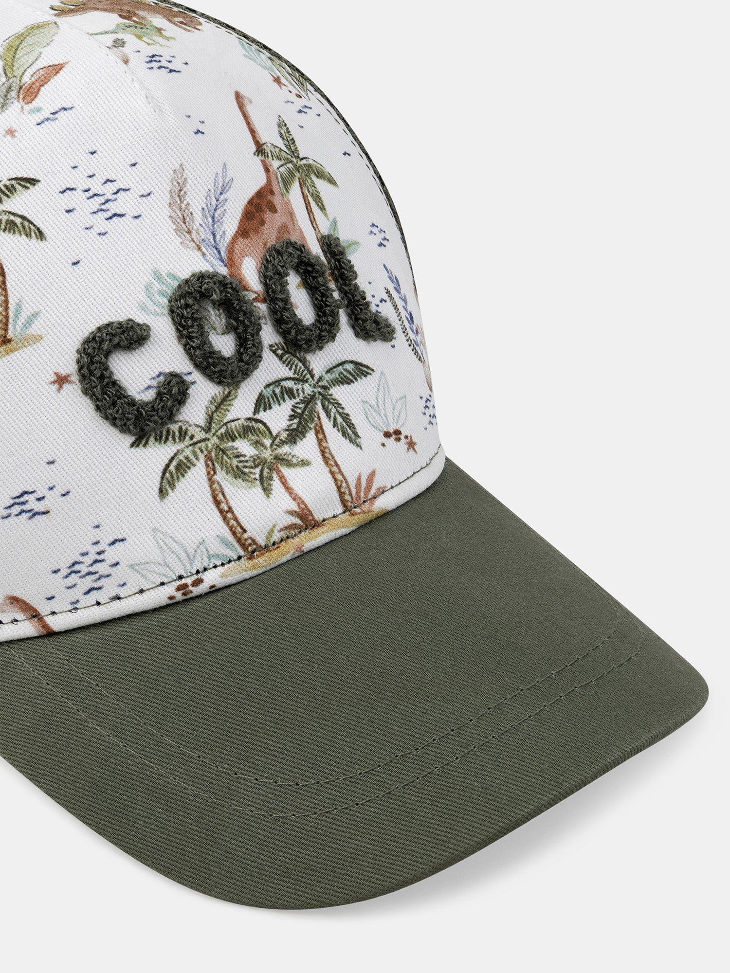 Casquette kaki imprimé dinausore Garçon - Image 3