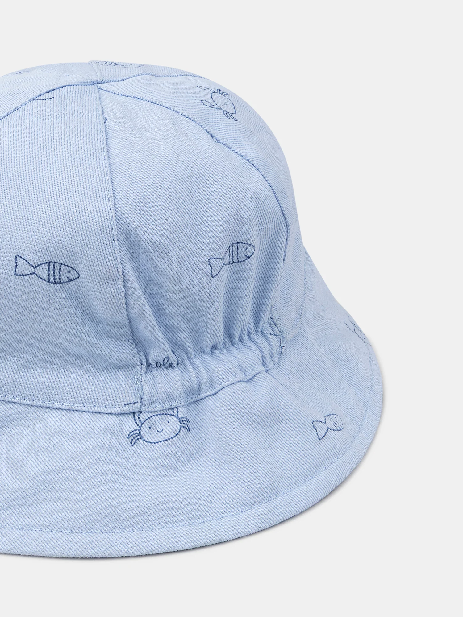 Chapeau bleu pastel imprimé marin Bébé Garçon - Image 3