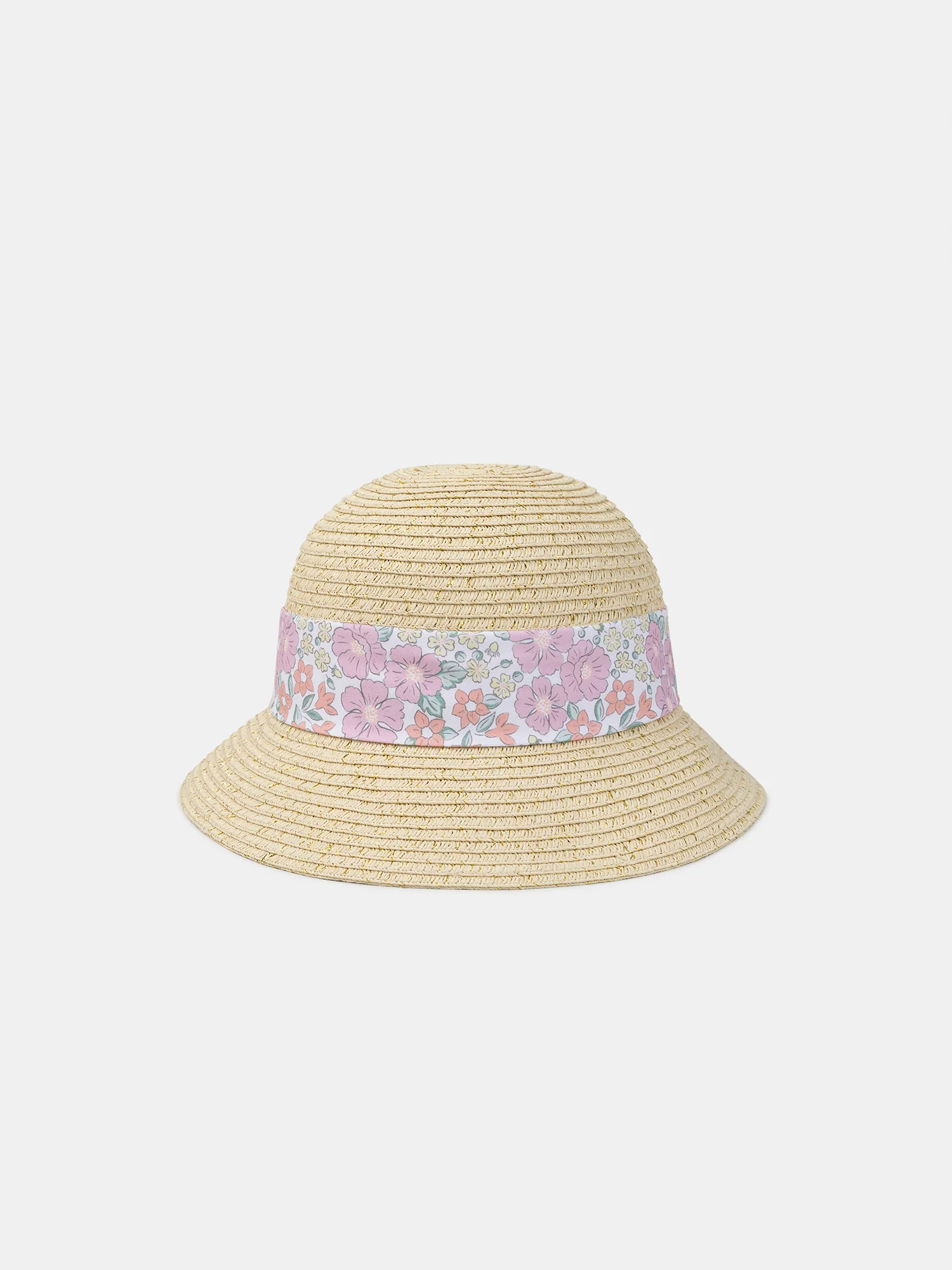 Chapeau de paille avec noeud Fille - Image 3