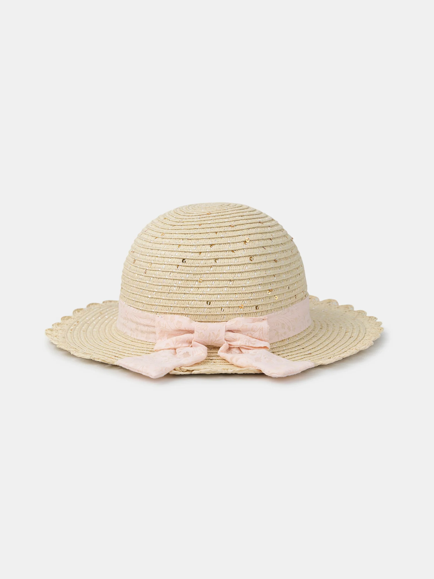 Chapeau de paille sequins - Image 4
