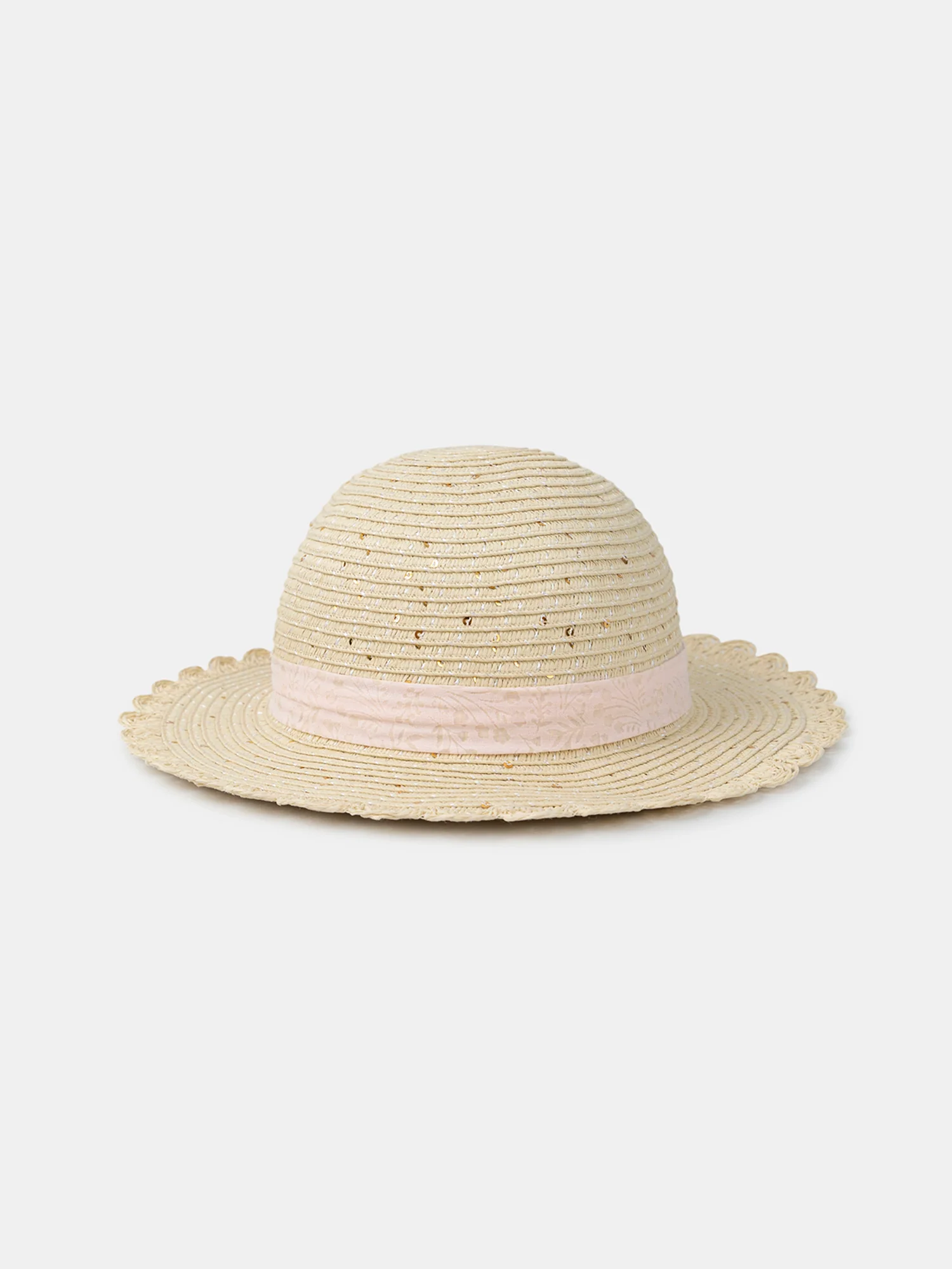 Chapeau de paille sequins - Image 5