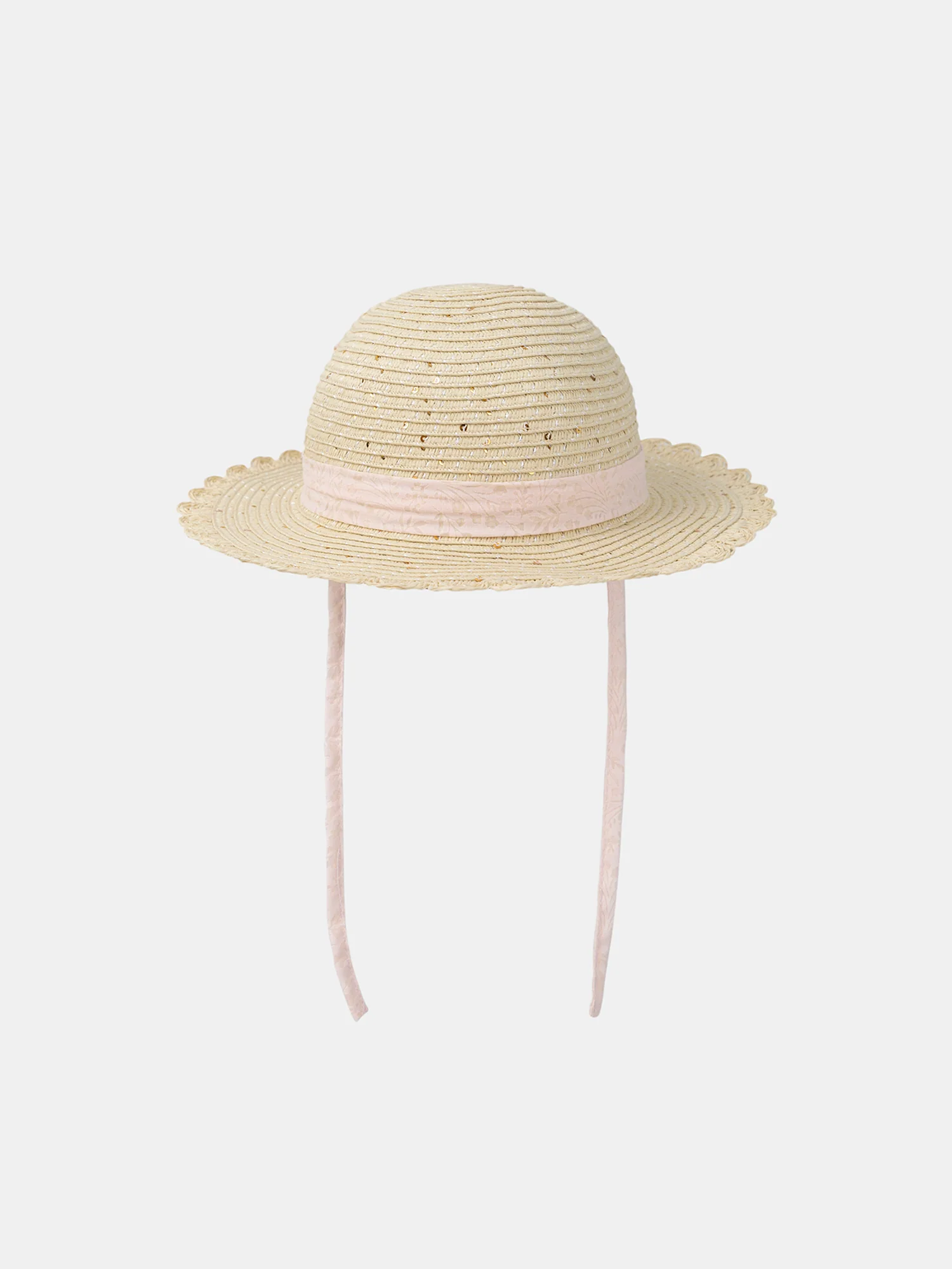 Chapeau de paille sequins - Image 7