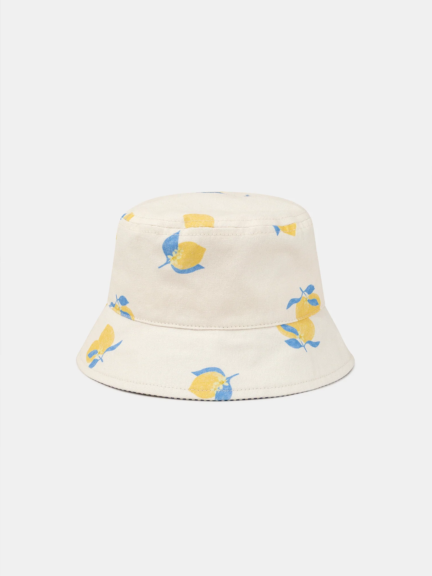 Chapeau écru UPF 50+ imprimé citron Bébé Fille - Image 6